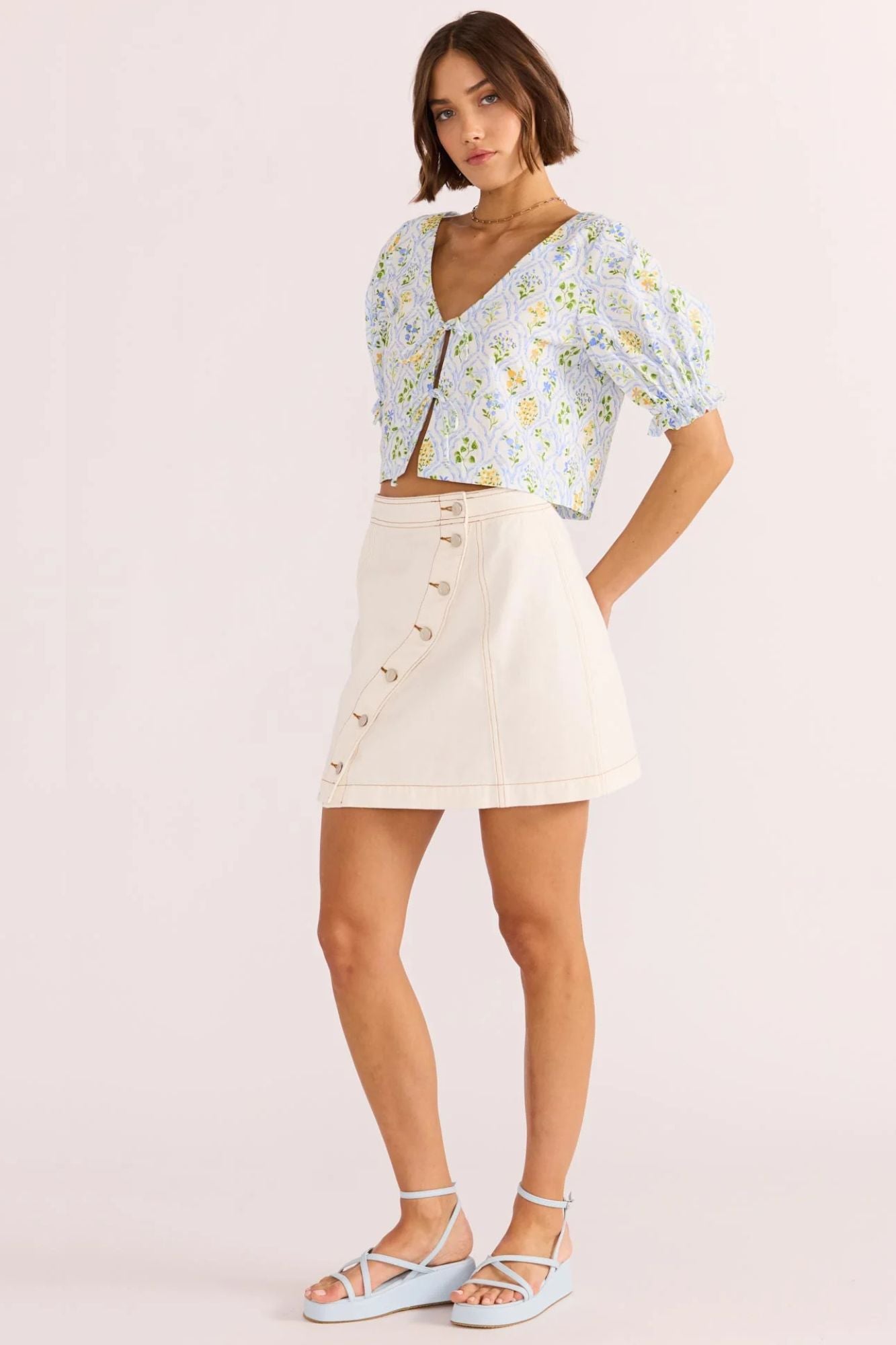 Meadow Tie Top
