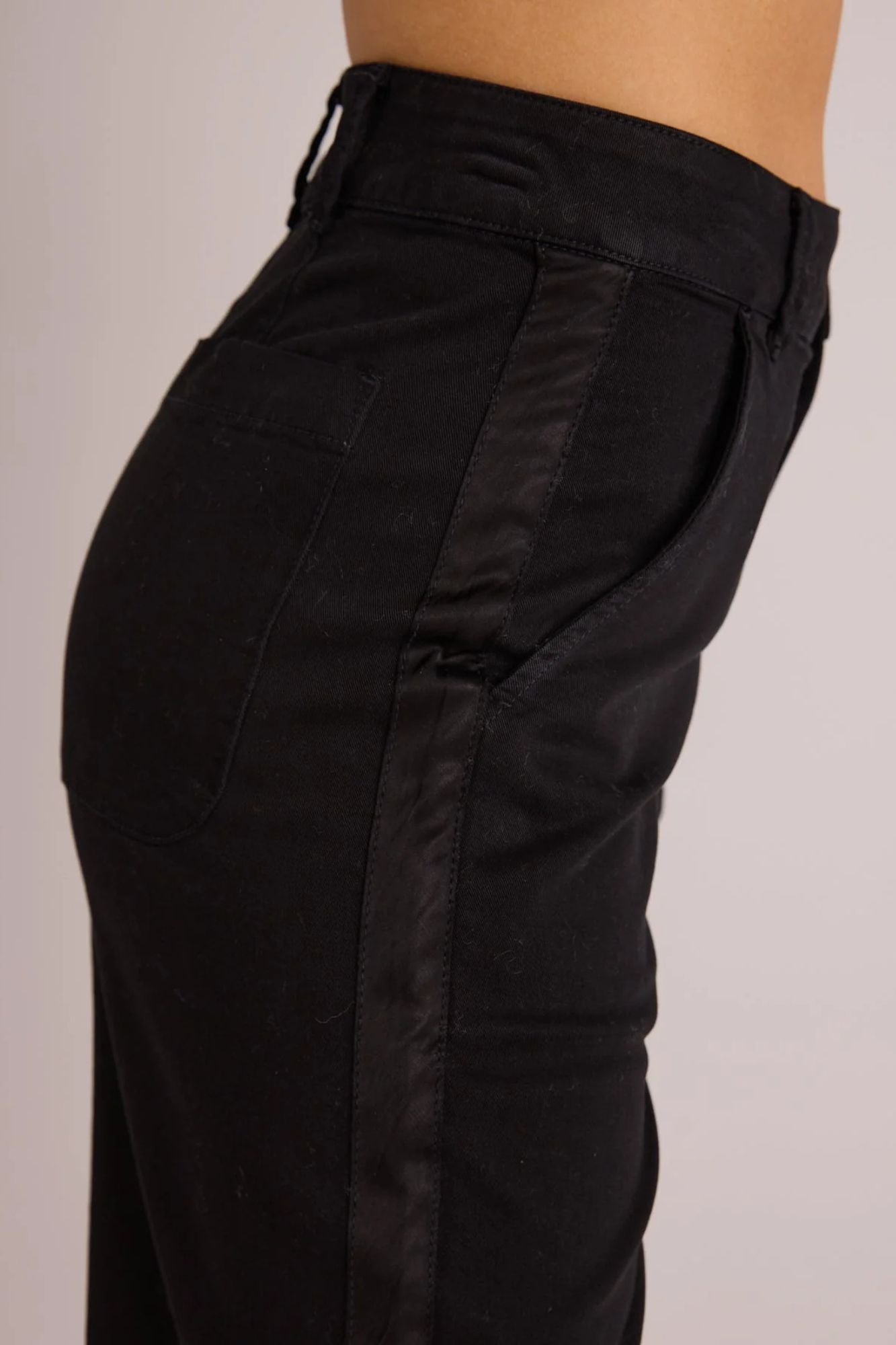 Saige Tux Stripe Crop Pant