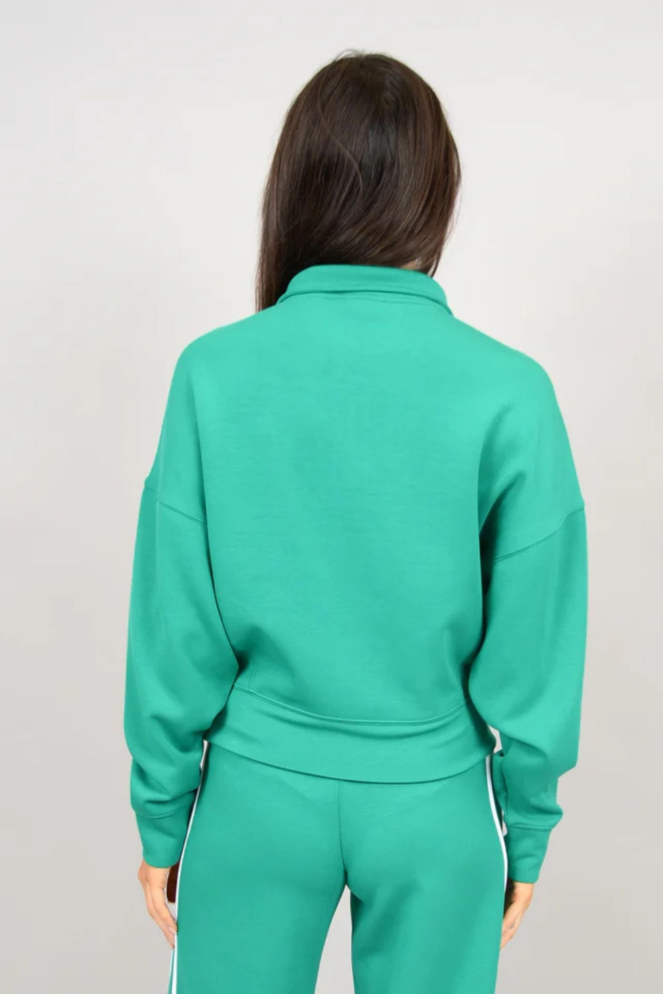 Mailyn 1/2 Zip Mock Neck Top