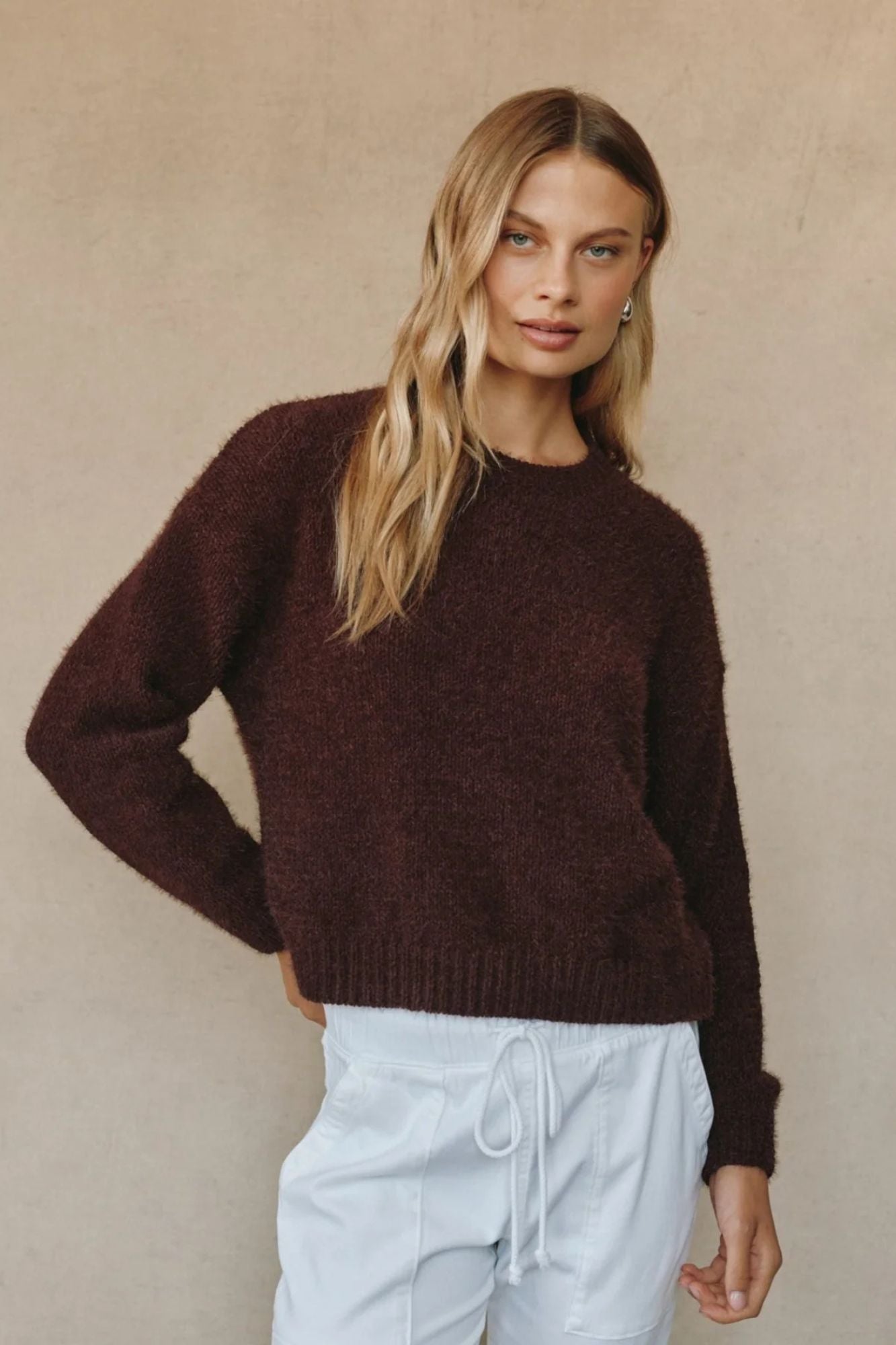 Drop Shoulder Sweater