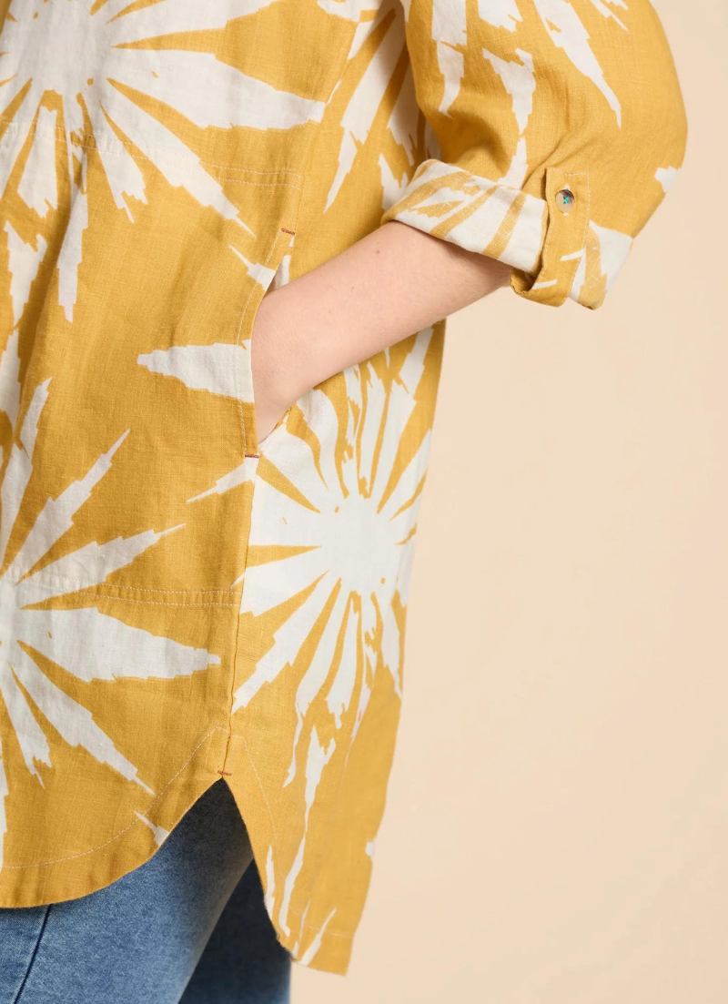 Evelyn Linen Turnic