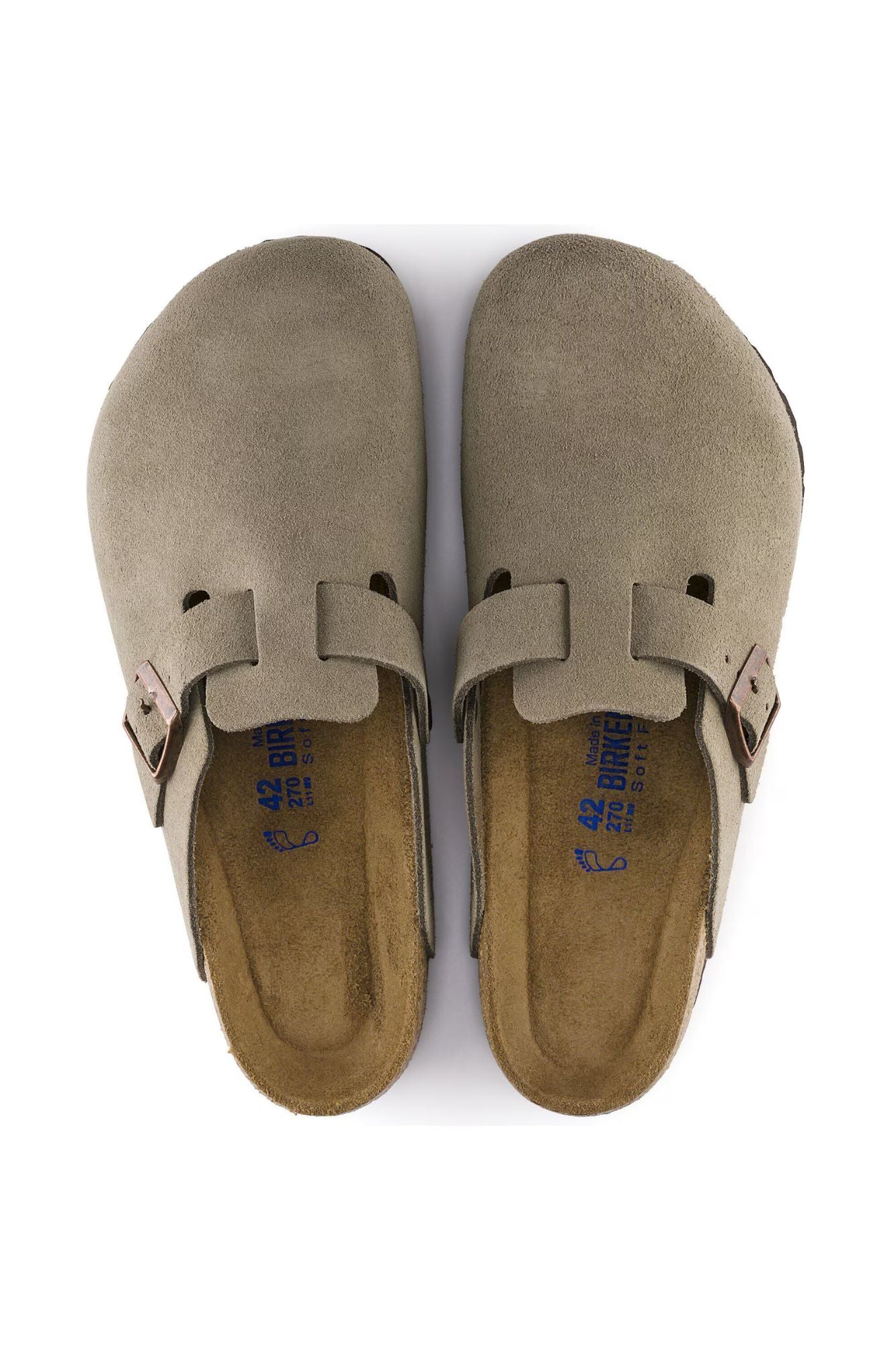 Boston Soft Footbed Suede Leather  | Regular