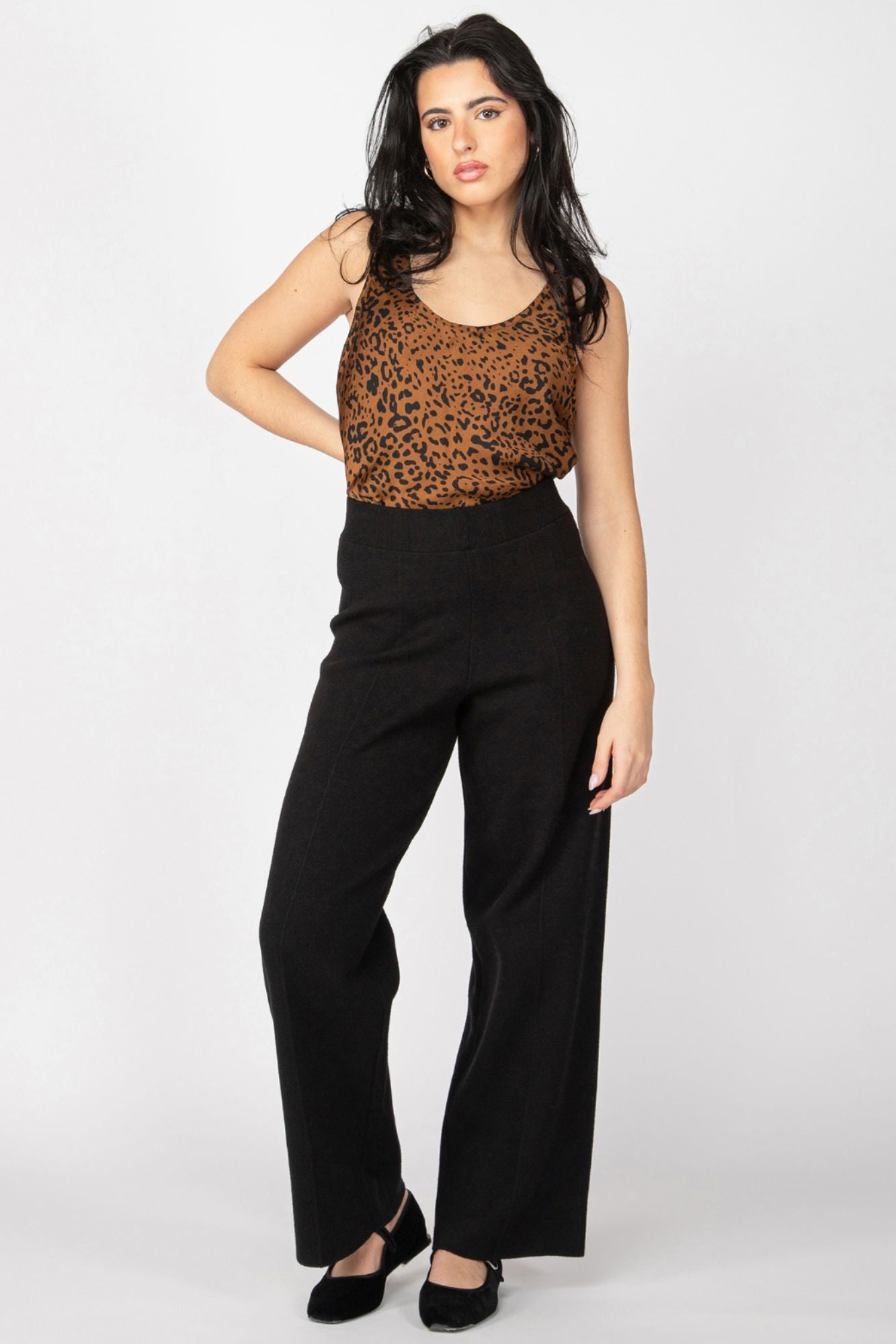 Sharon Wide Leg Sweater Pant