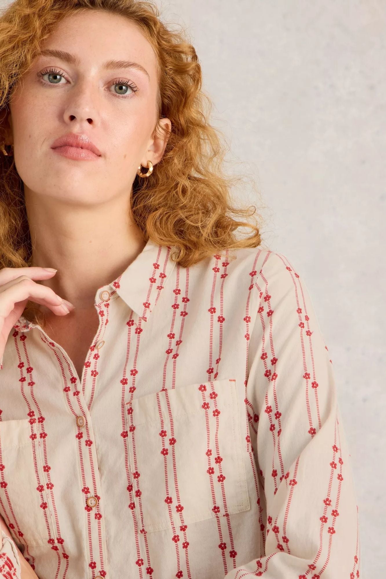 Sophie Organic Cotton Long Sleeve Shirt