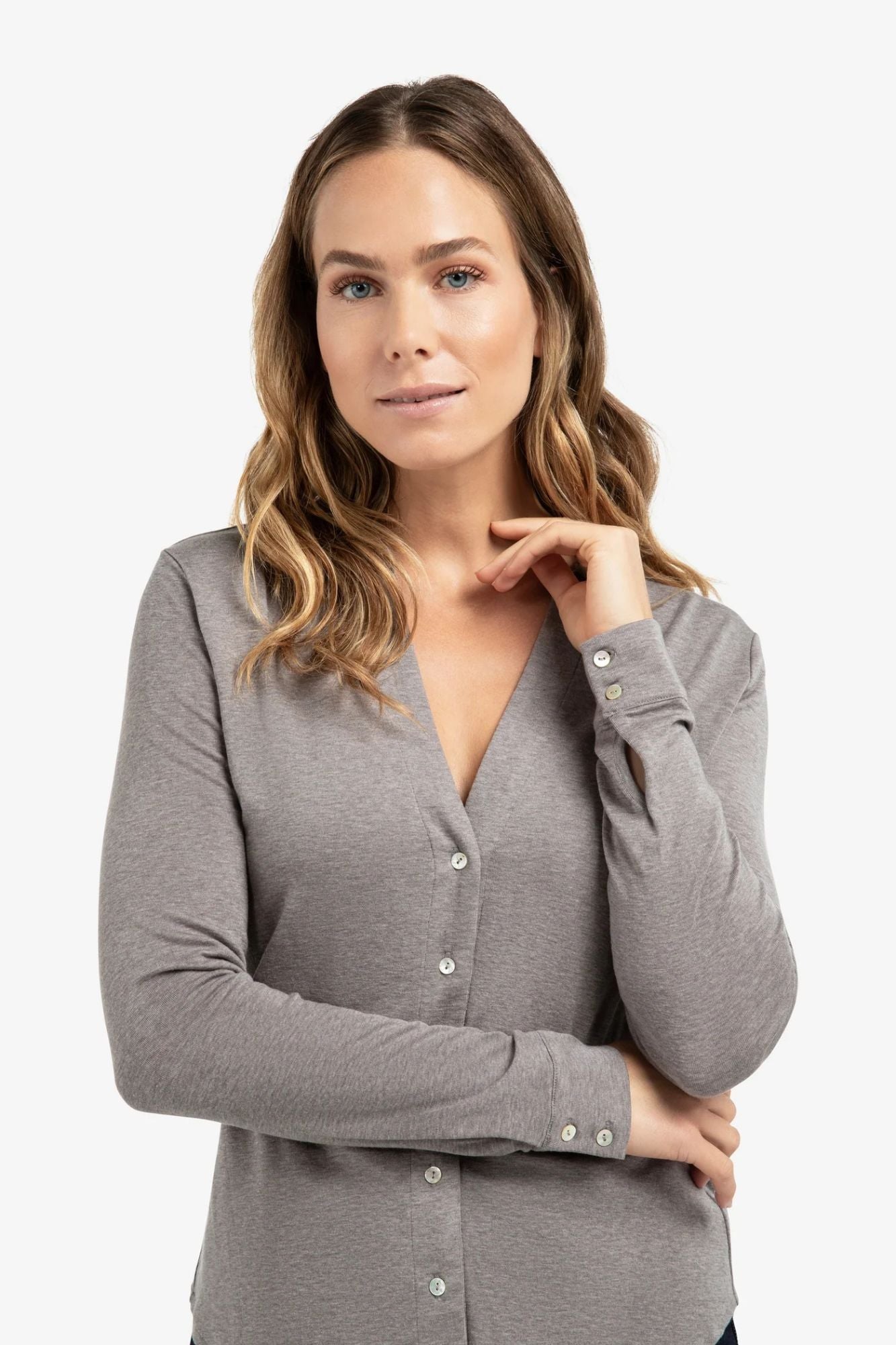 Jersey Melange Blouse