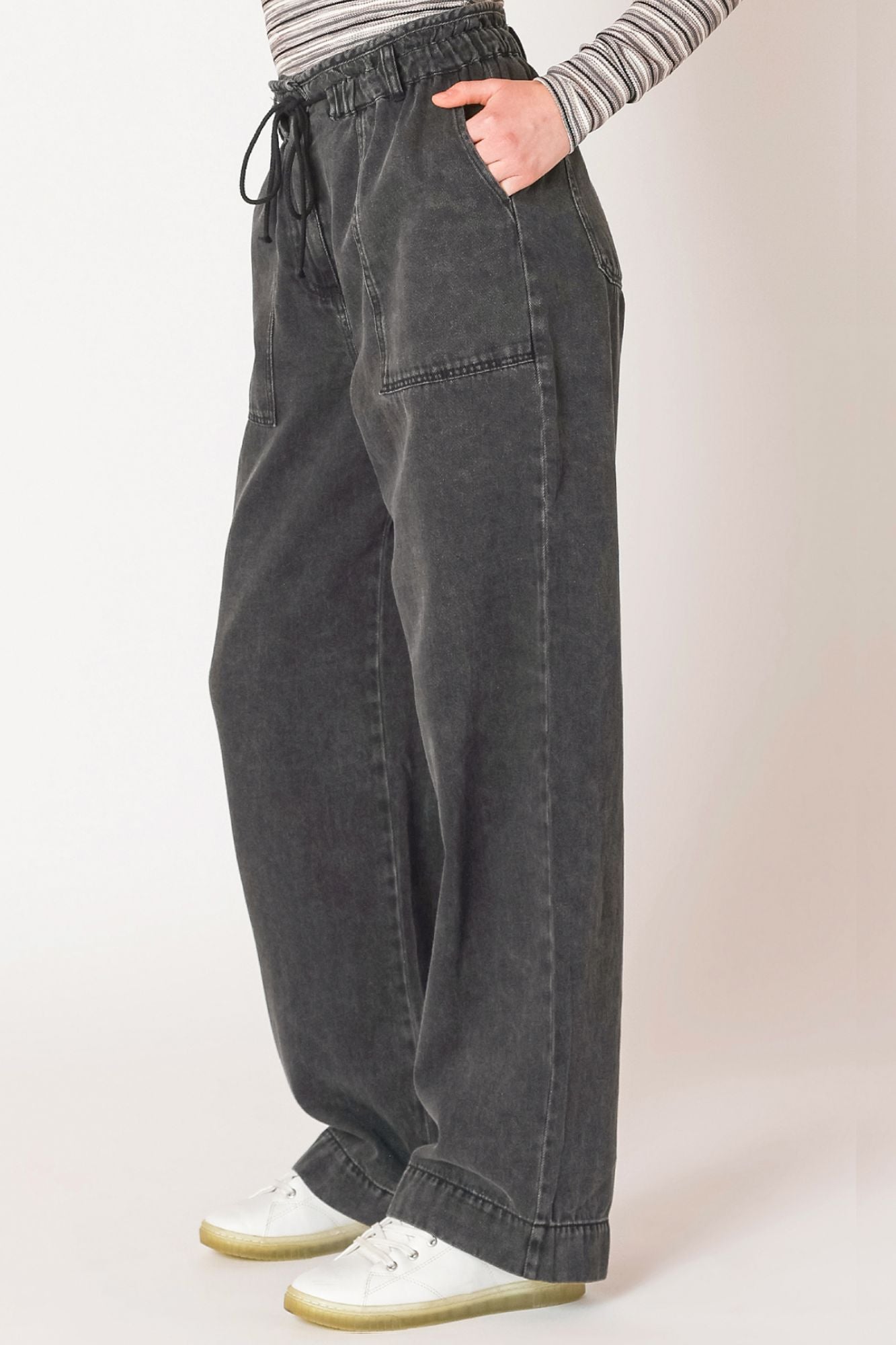 Wide Leg Denim Pant
