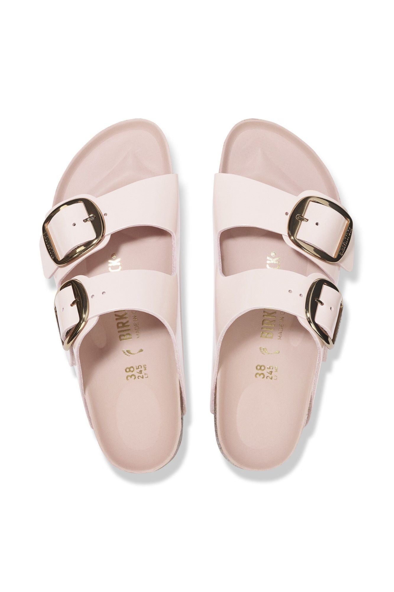 Arizona Big Buckle Leather Patent  | Narrow