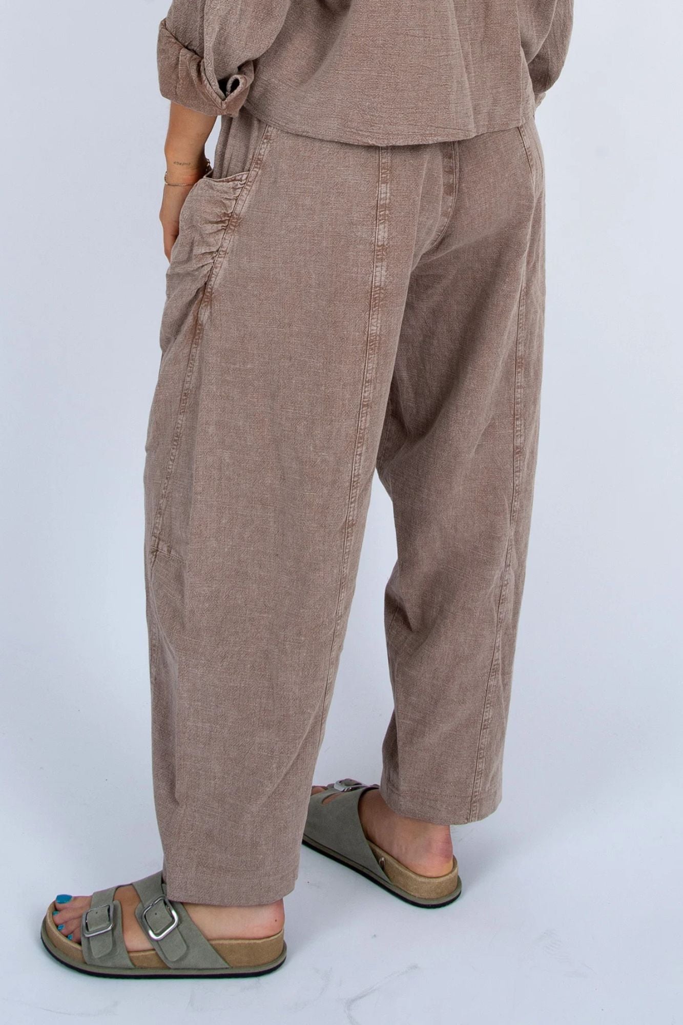 Amalfi Pull On Barrel Pants
