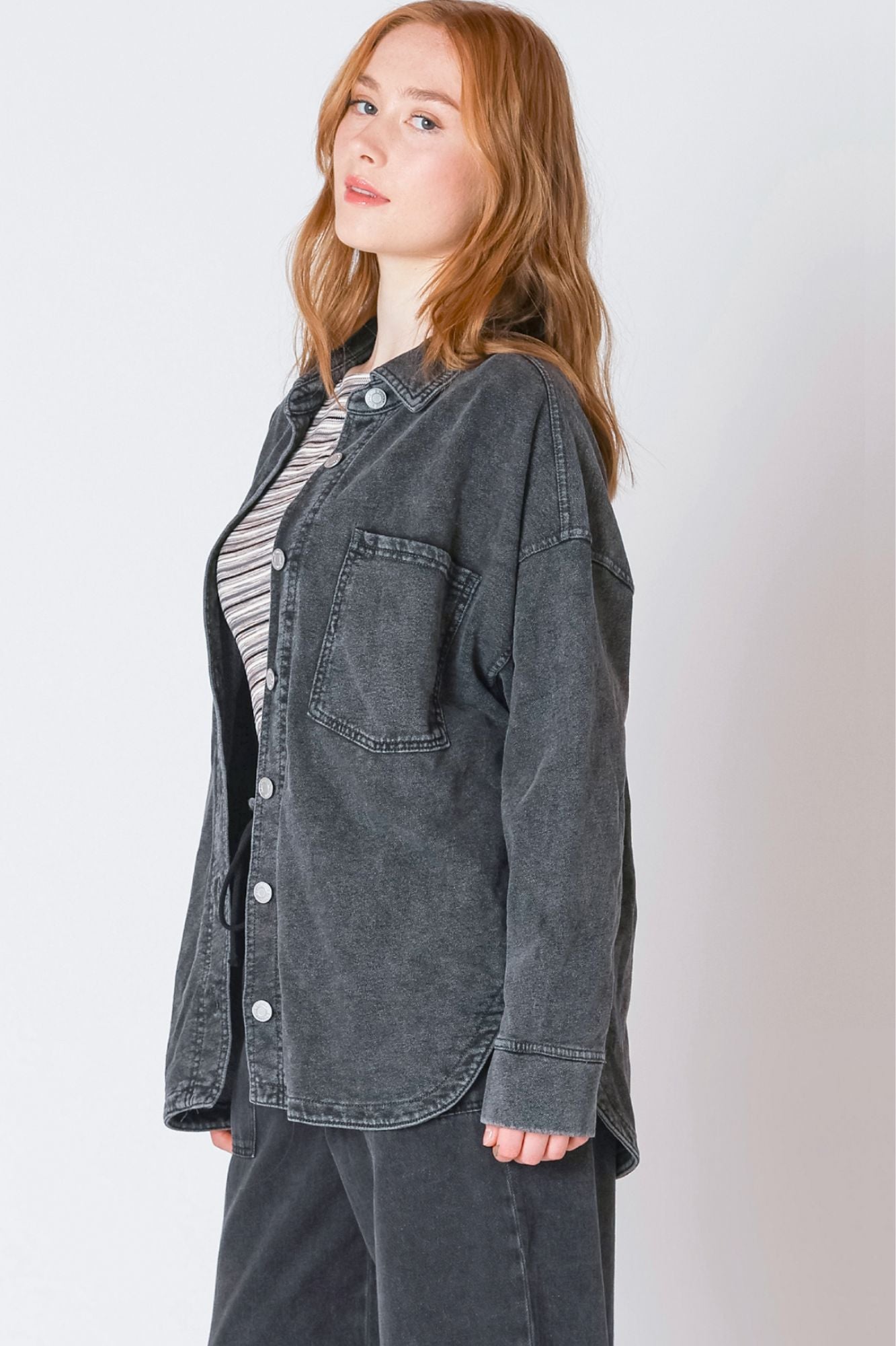 Knit Denim Jacket