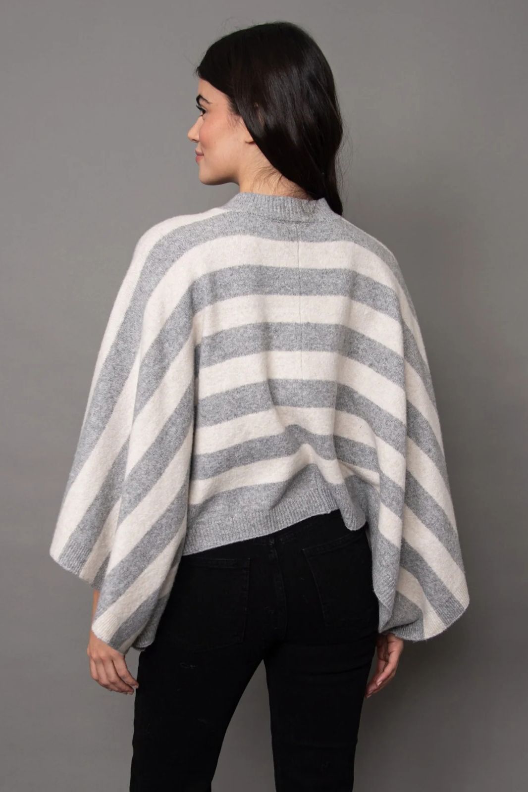 Costanza Button Front Poncho