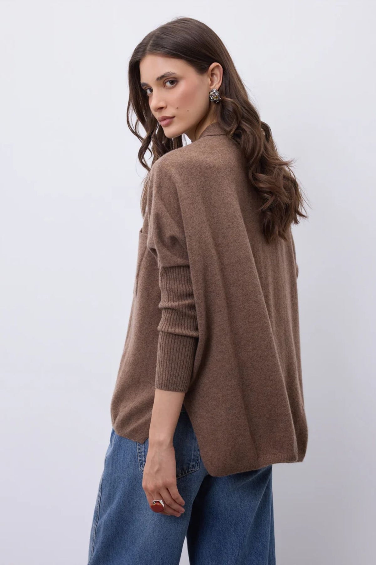 Andrea Poncho Sweater