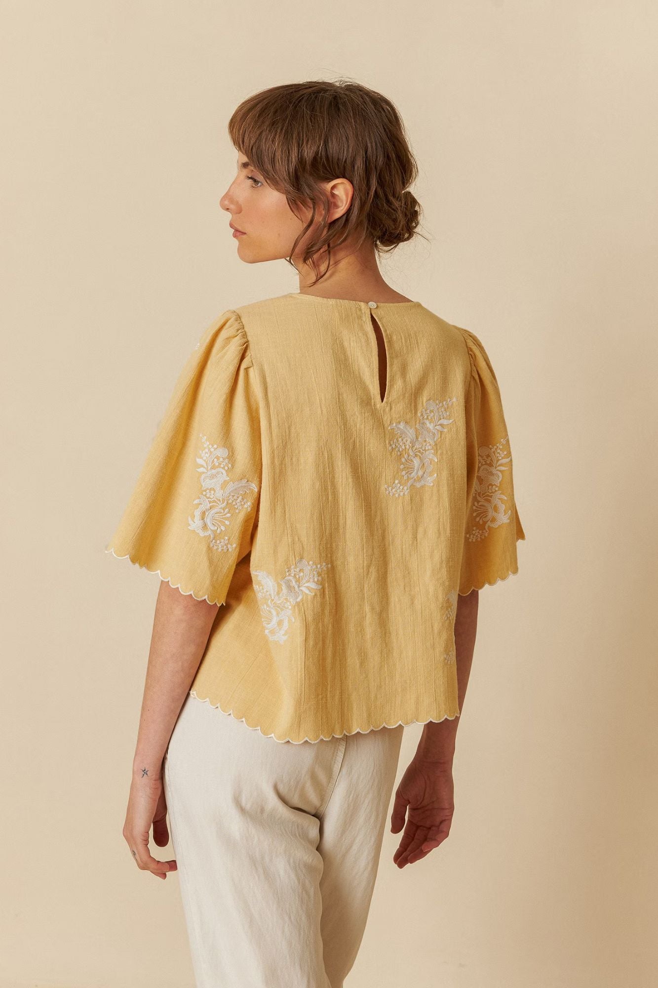 Butterfly Sleeve Blouse