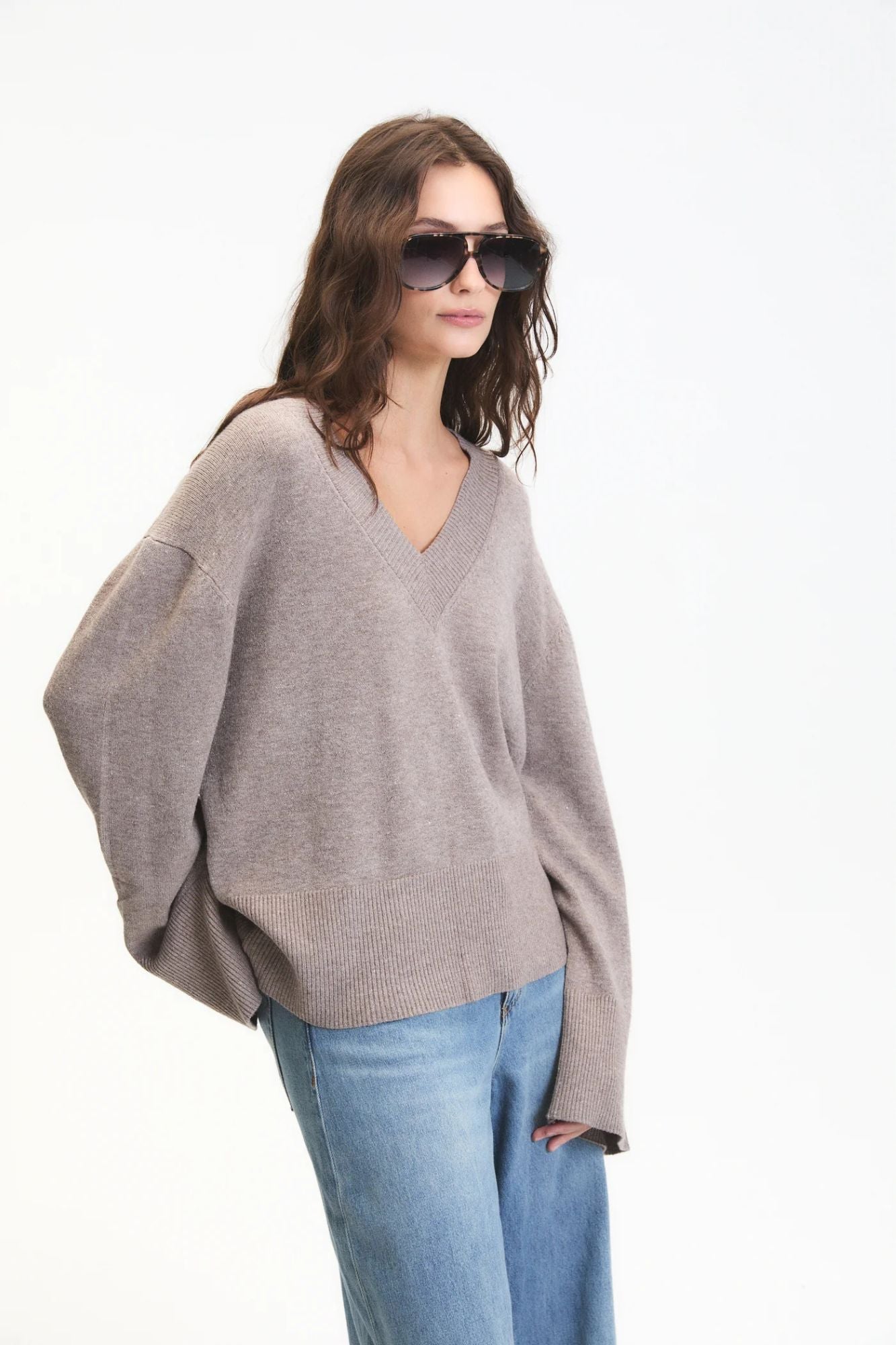 Asclepias V Neck Sweater