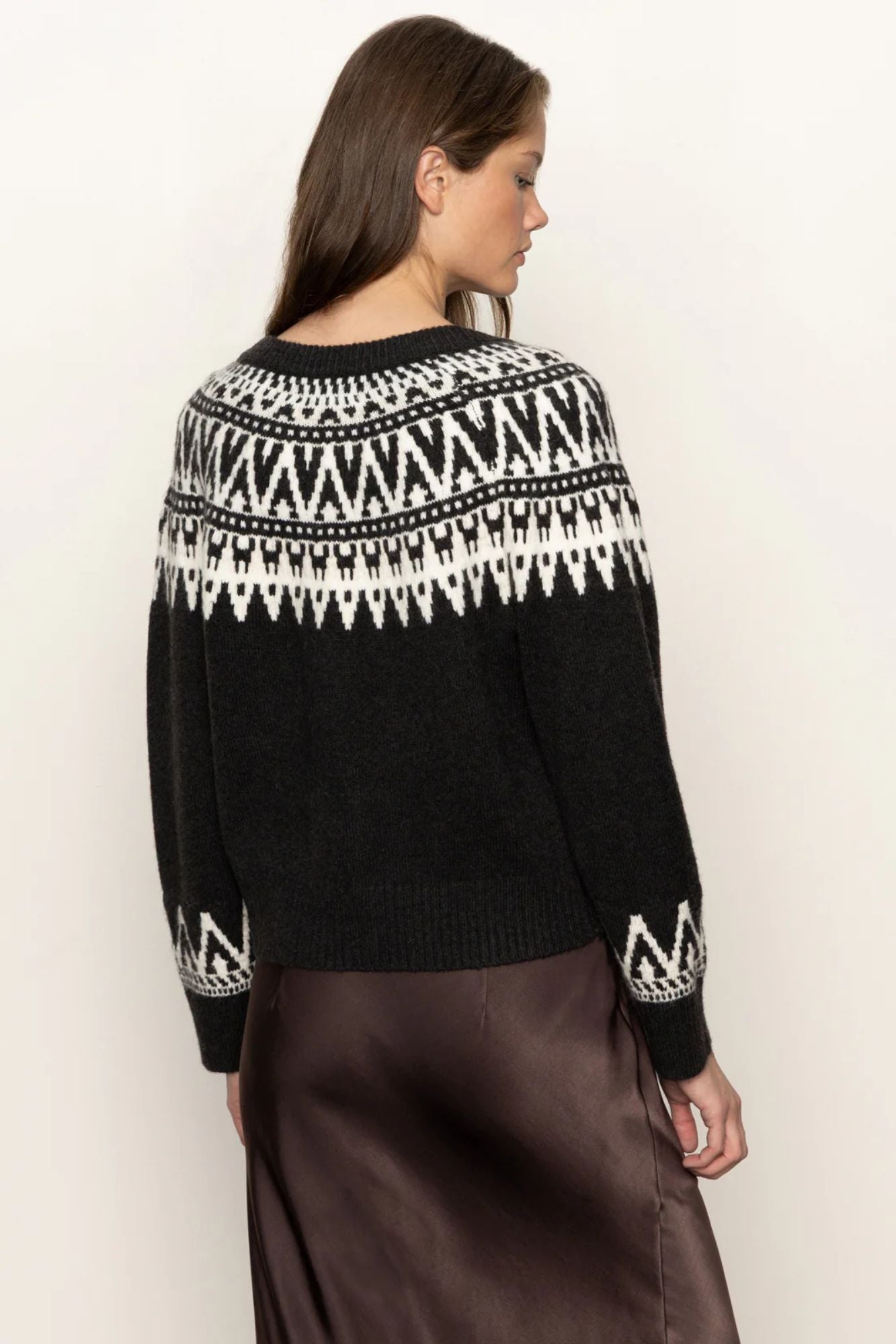 Fairisle Crewneck Cardi