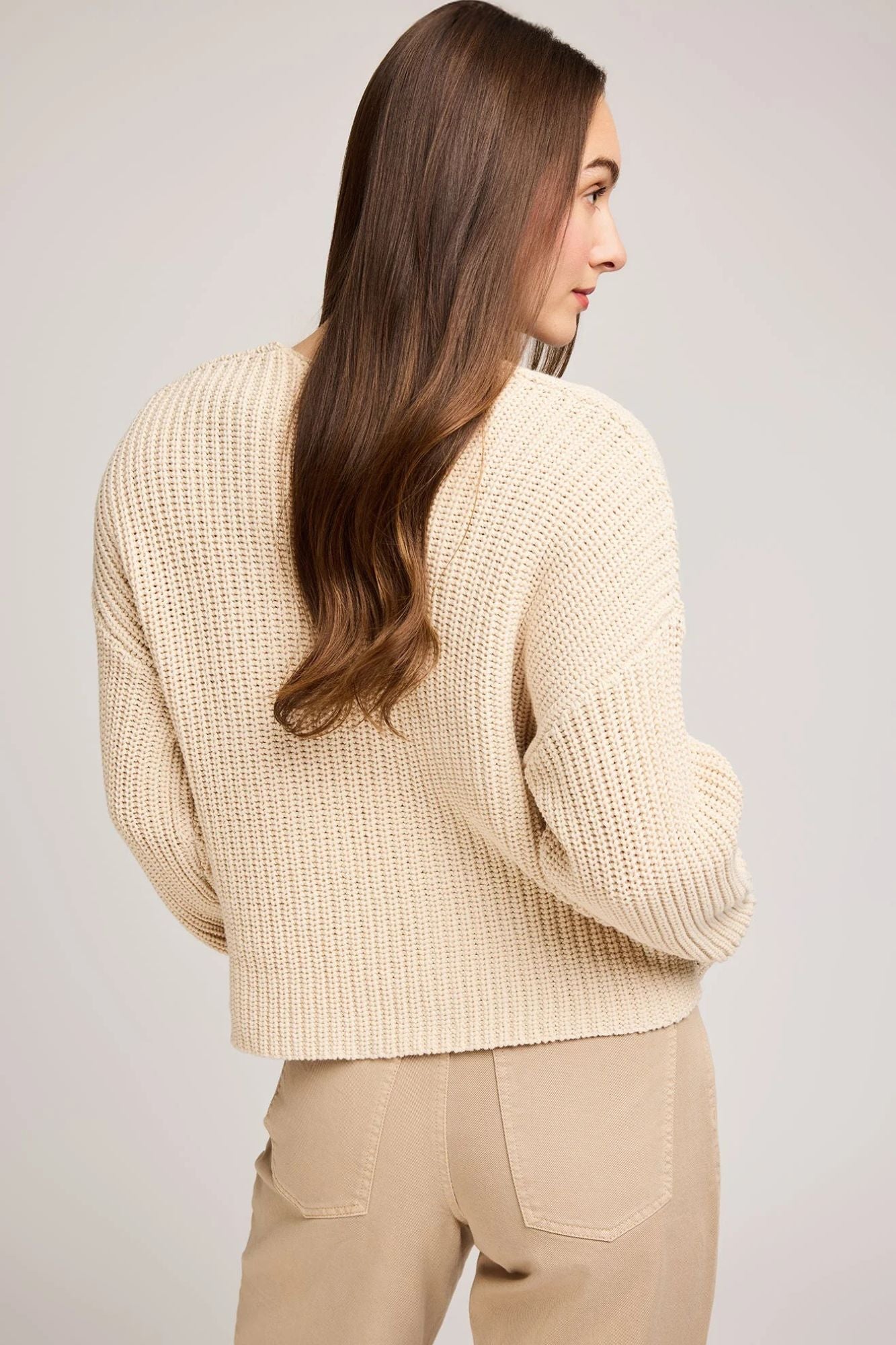 Spencer V-Neck Knit Sweater