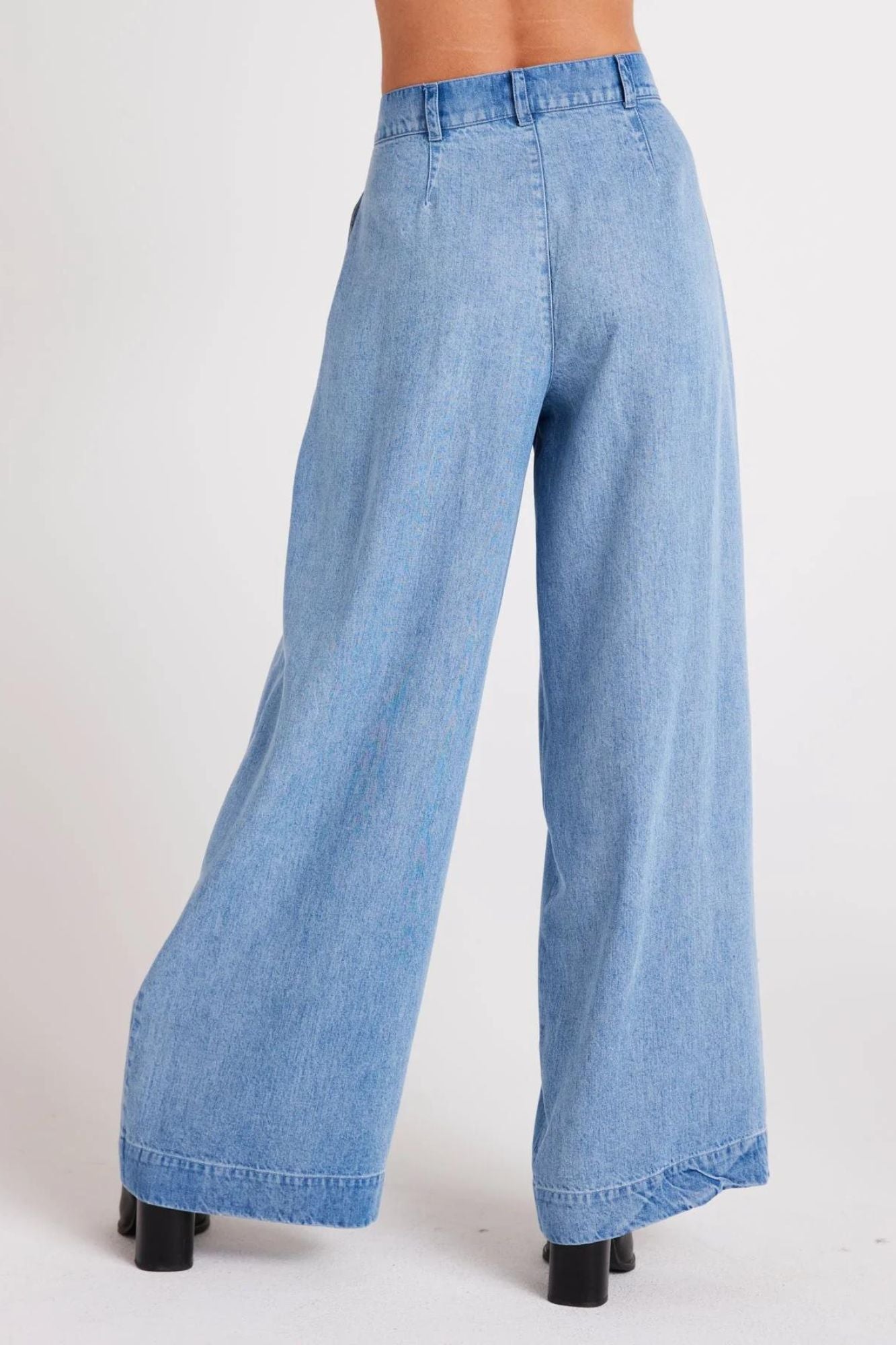 Greta Pleated Wide Leg Trouser