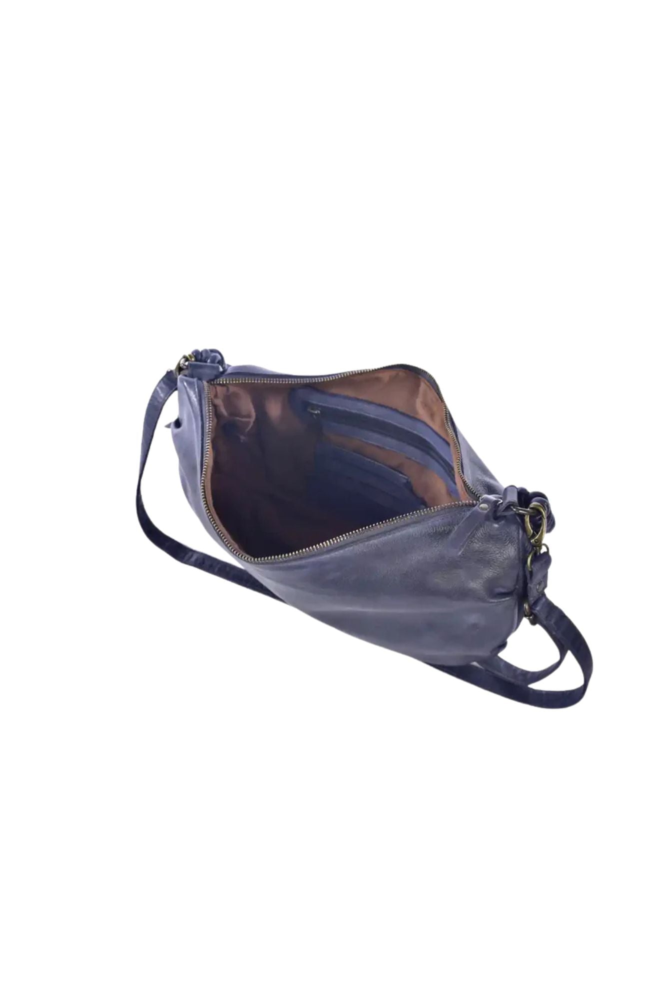 Luce Washed Leather Hobo Bag