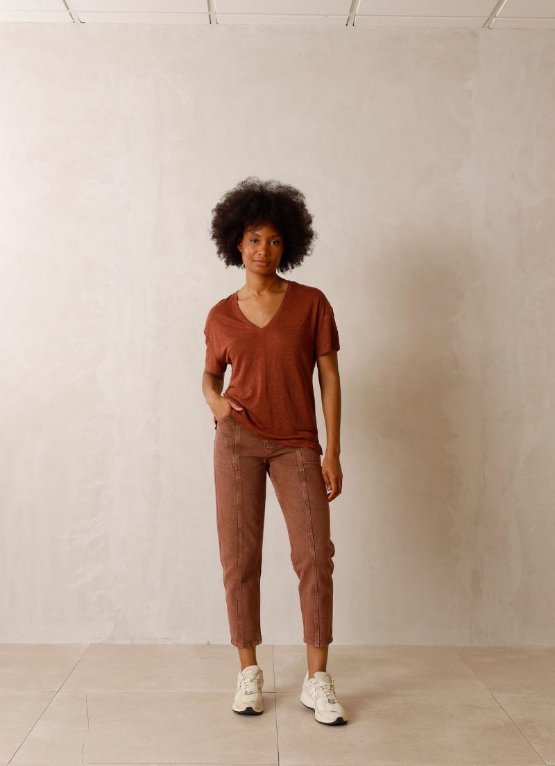 Juliette T-shirt basique col en V