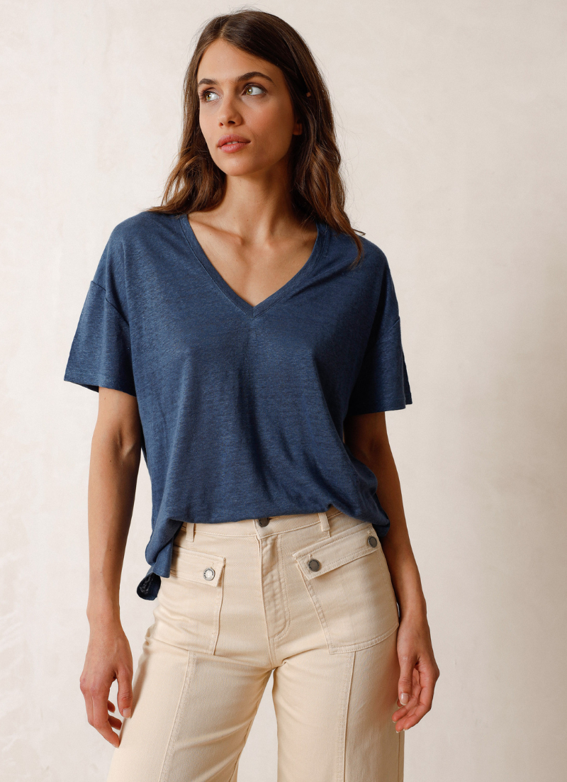 Juliette T-shirt basique col en V