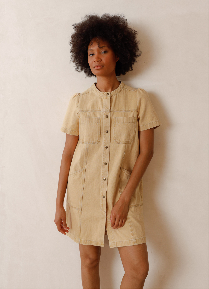 Robe en jean rétro Sophie