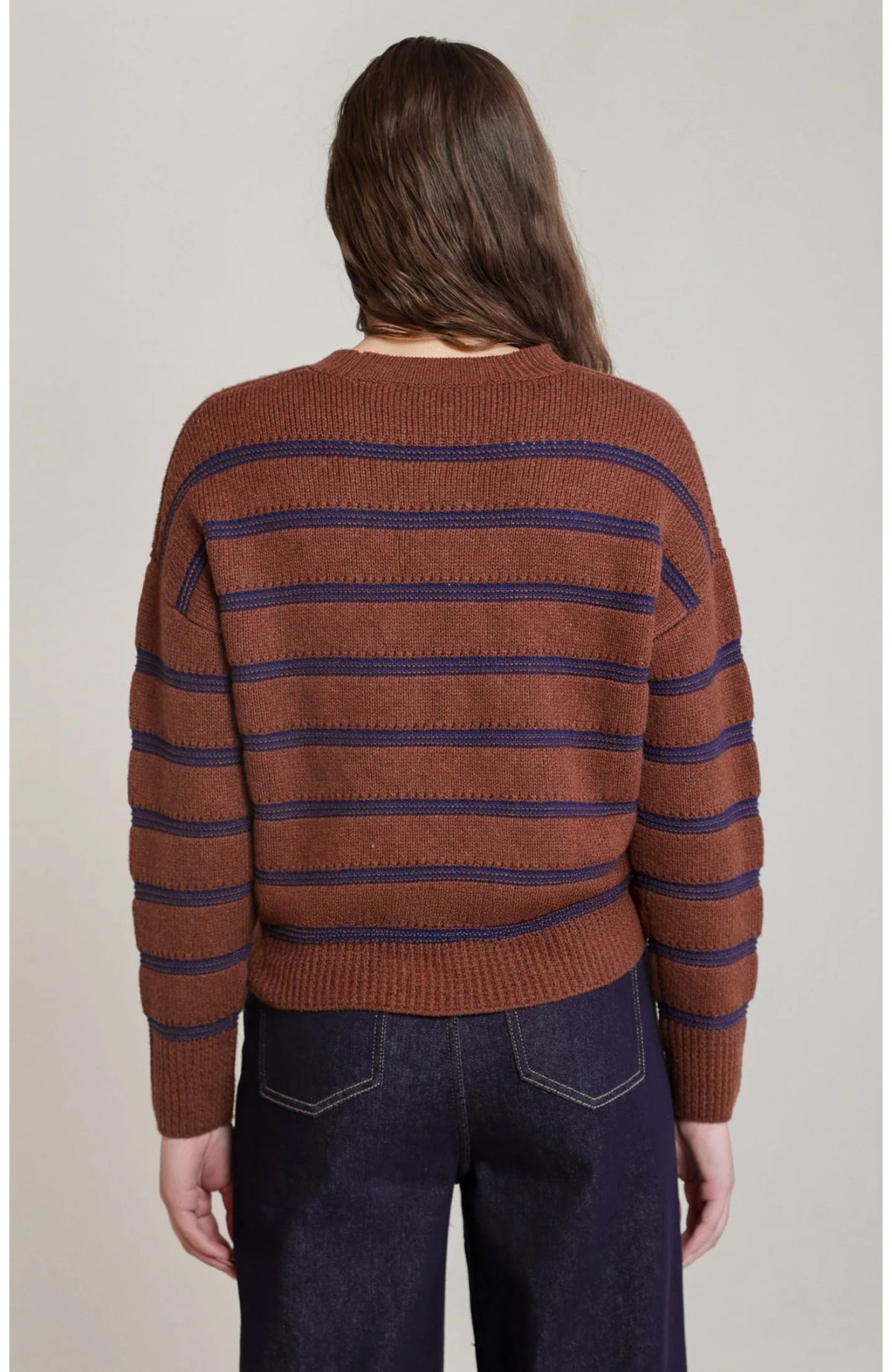 Stripe Crewneck Sweater