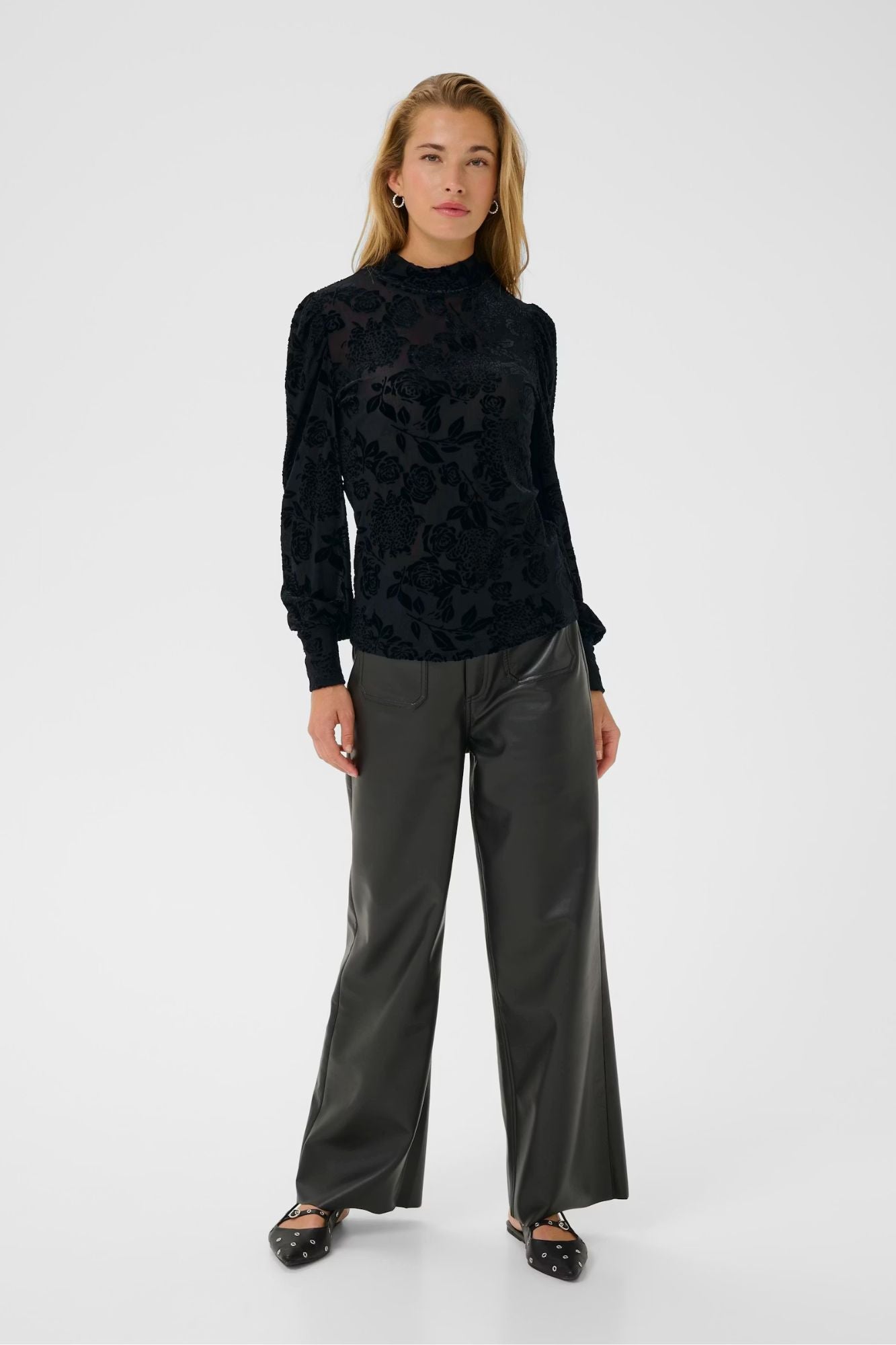 Rosa Velvet Embossed Top