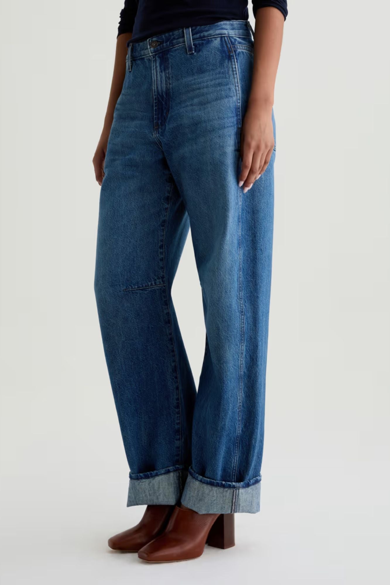 Mercer Cuffed High-Rise Barrel