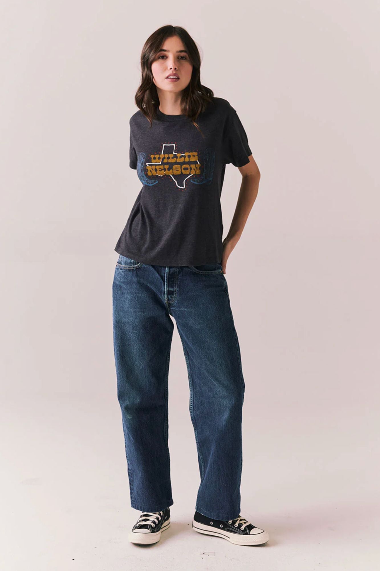 Willie Nelson Texas Boots Tee