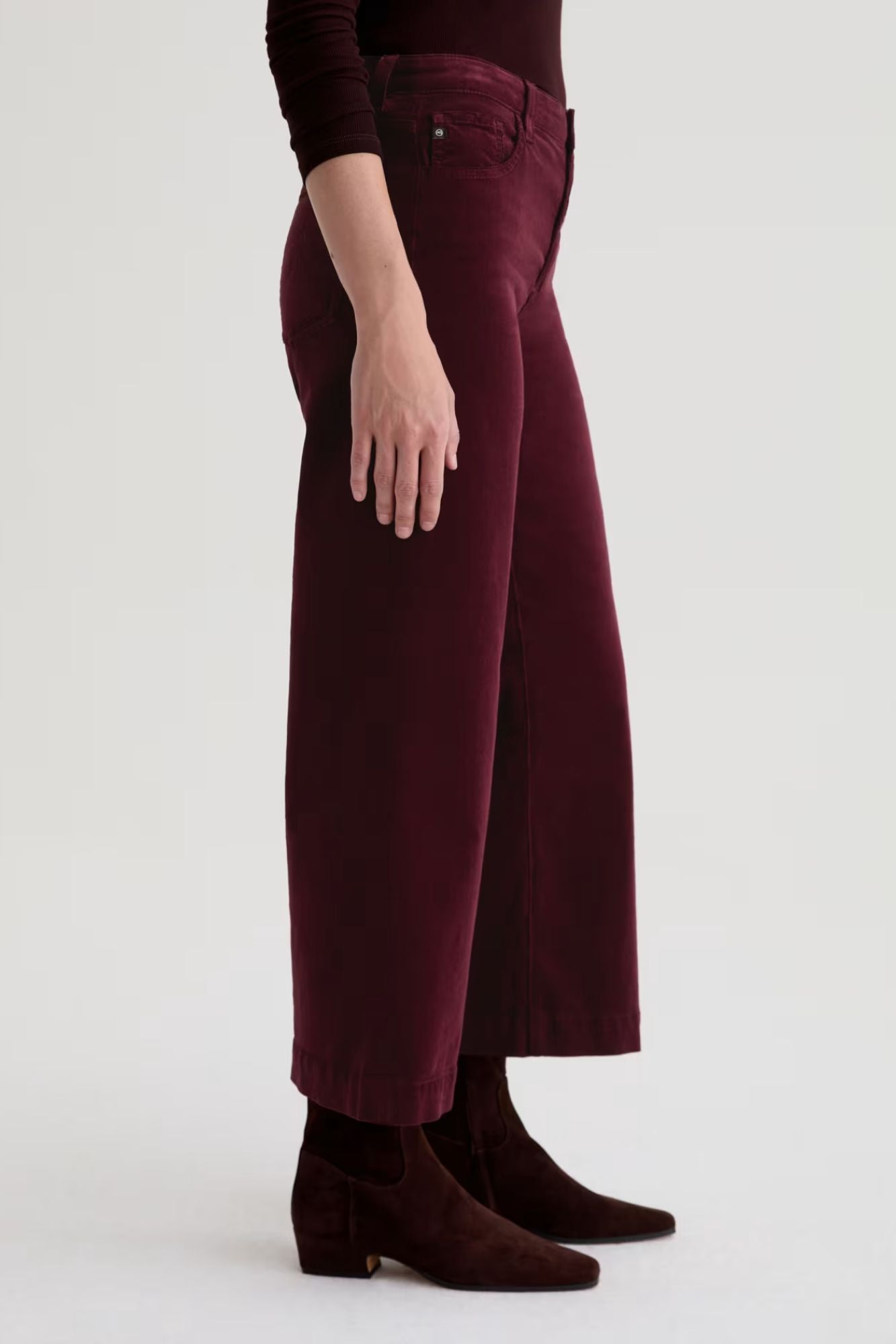 Saige Wide Leg Crop Cordouroy