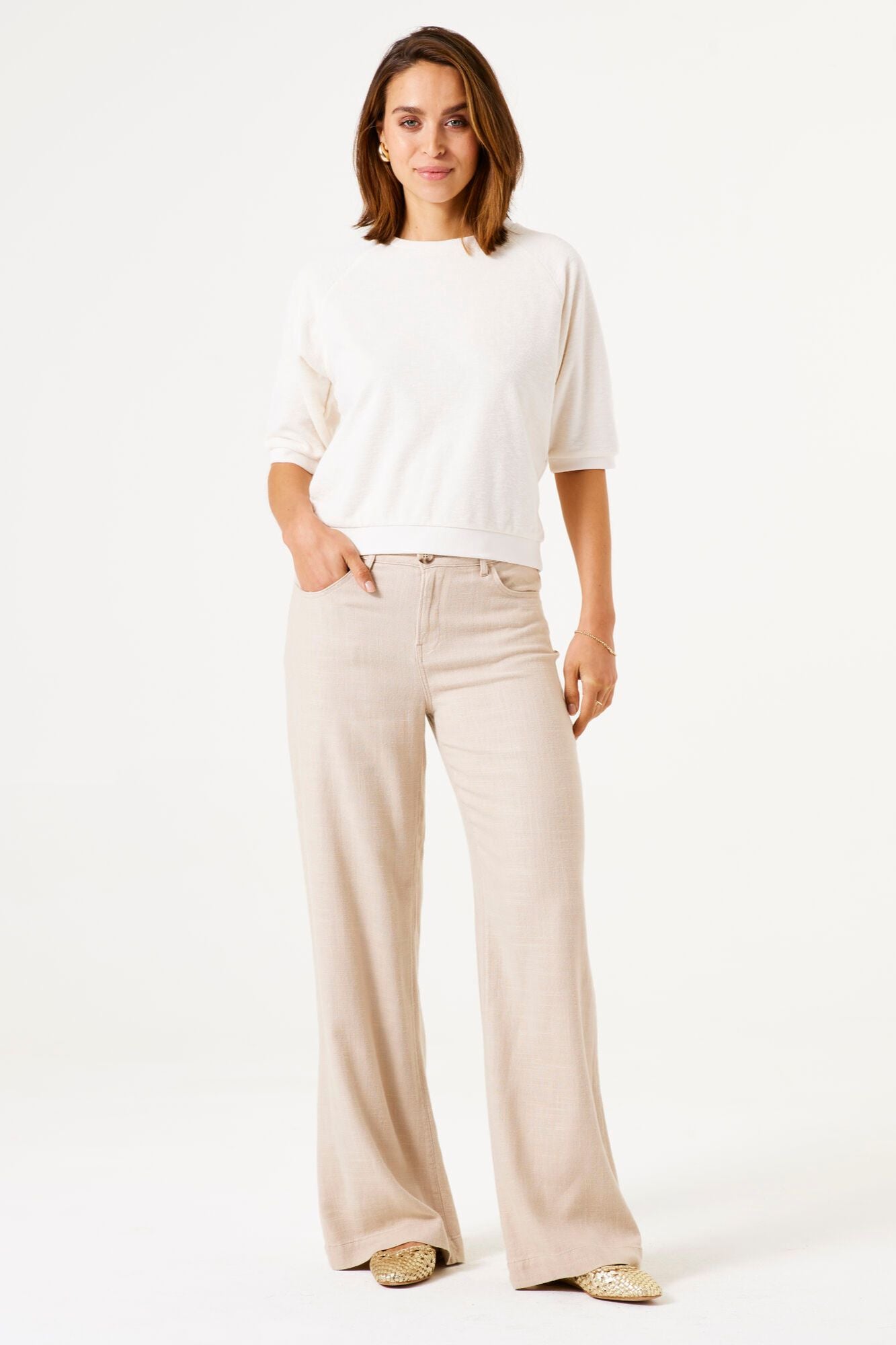 Sweater With Short Sleeves
