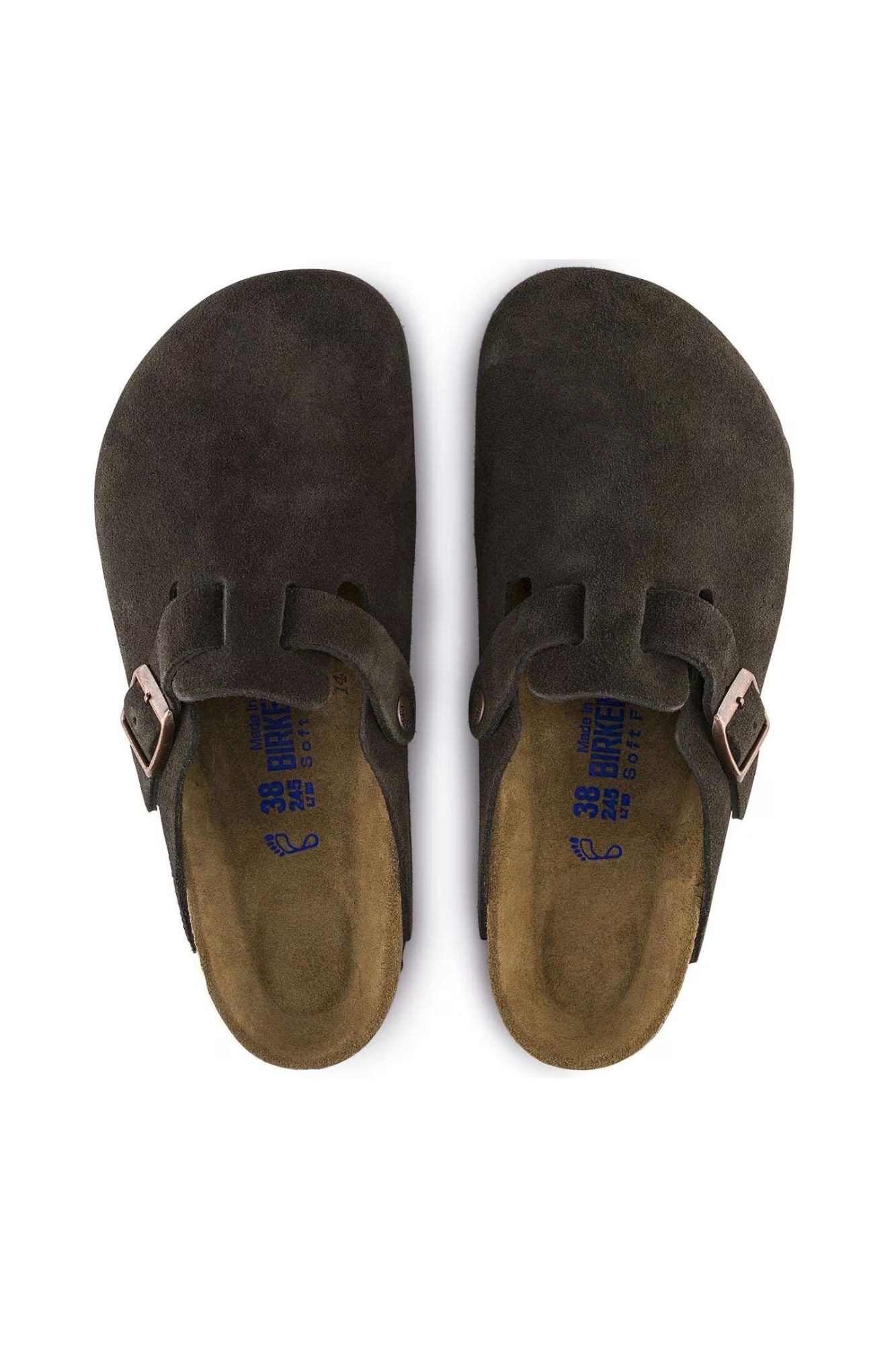 Boston Soft Footbed Suede Leather  | Regular