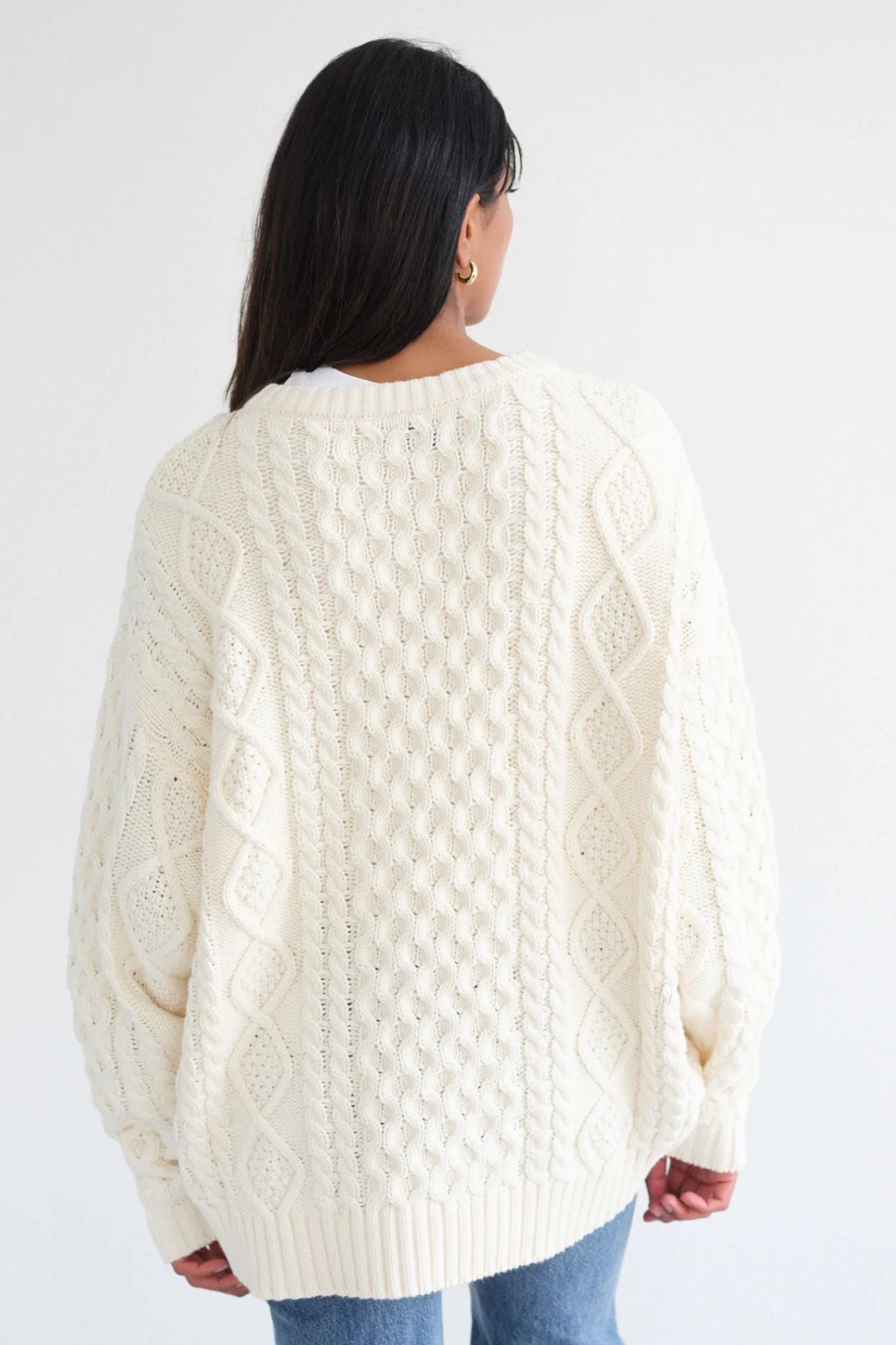 Irish Cable Oversized Sweater