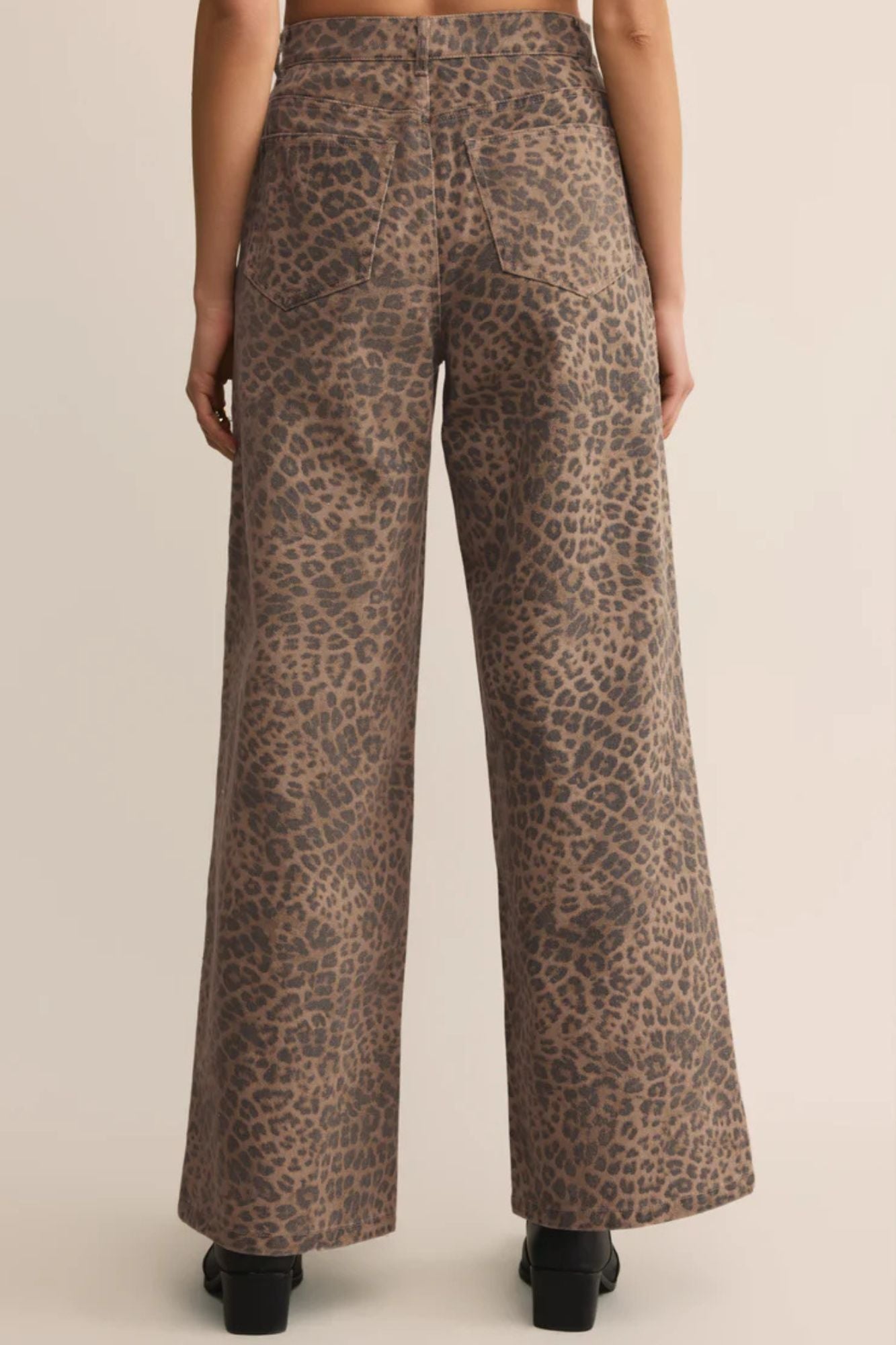 Marli Denim Leopard Pant