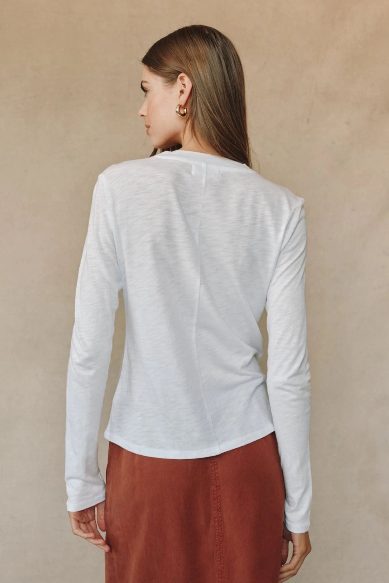 Long Sleeve Crew Neck Tee