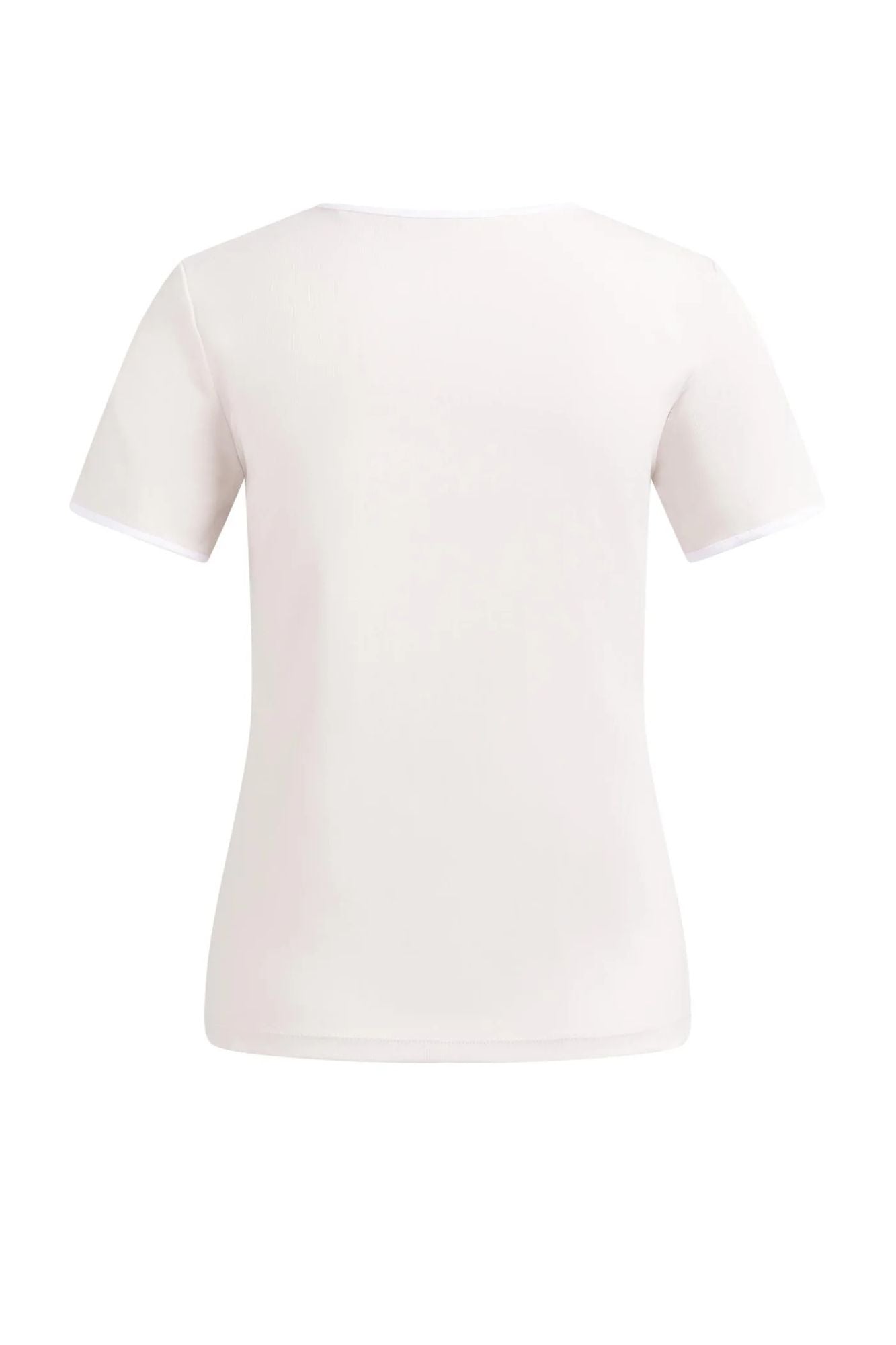 T-Shirt With Contrast Binding