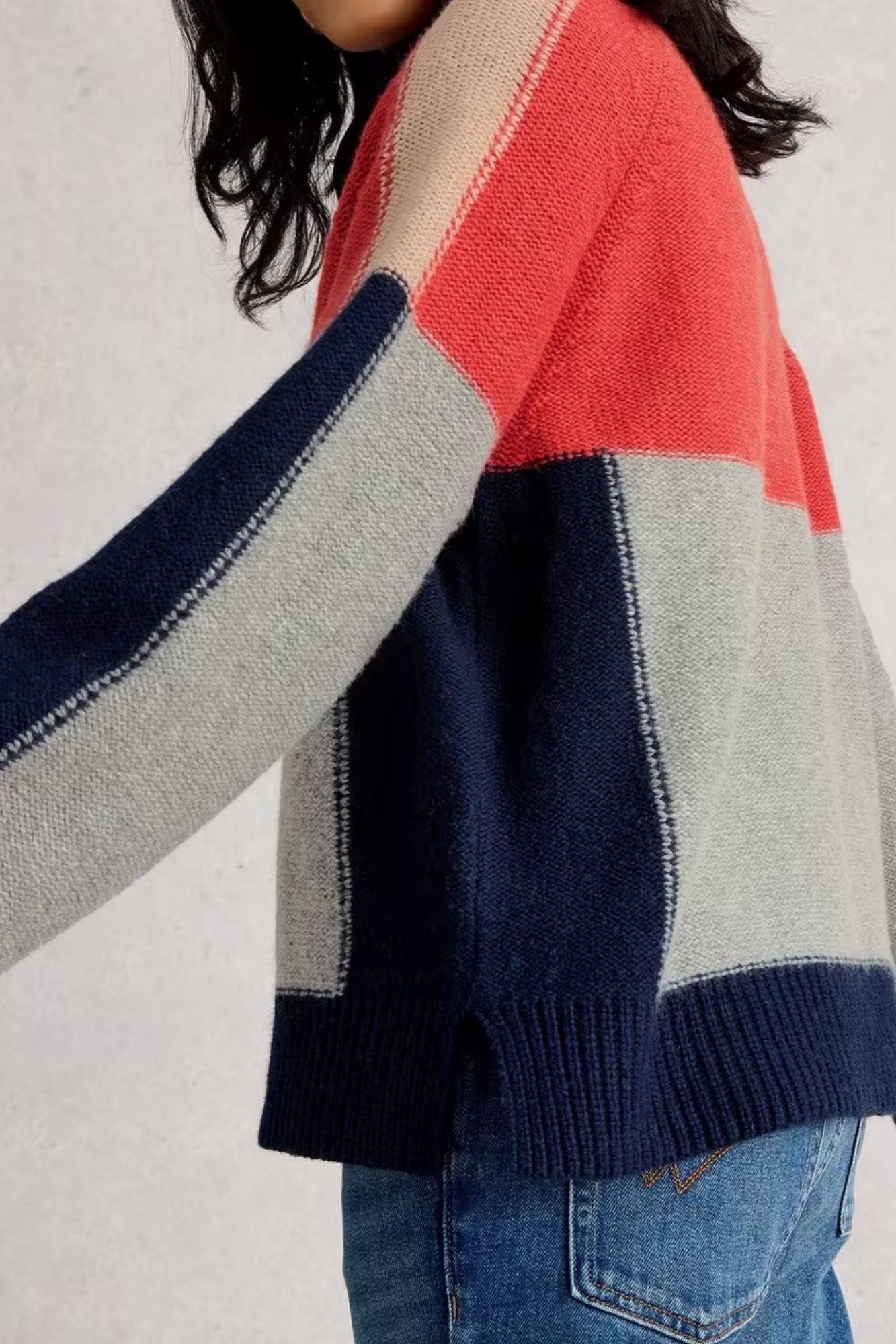 Mary Colour Block Sweater