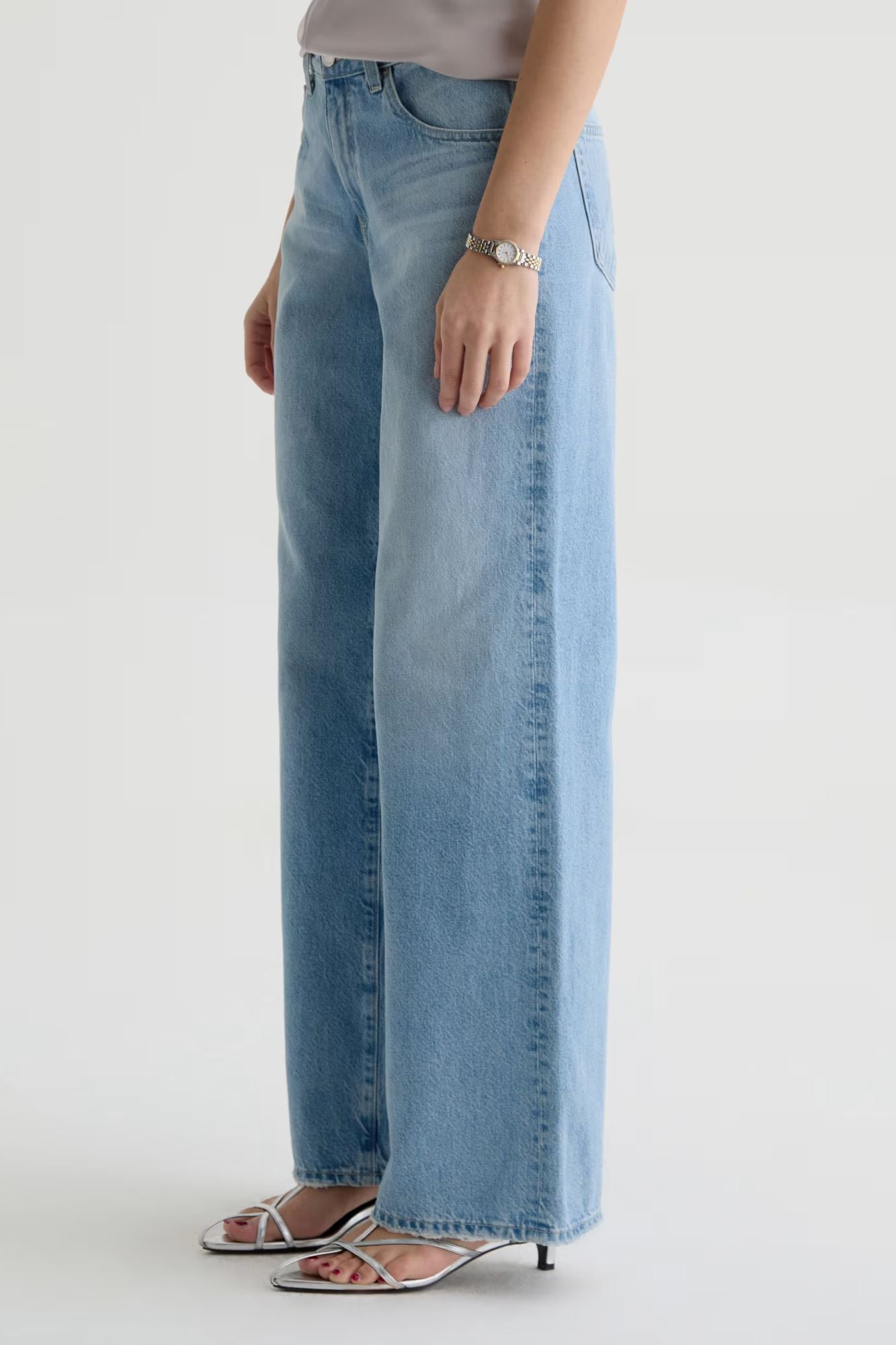 Adria Jean Low-Rise Wide Leg