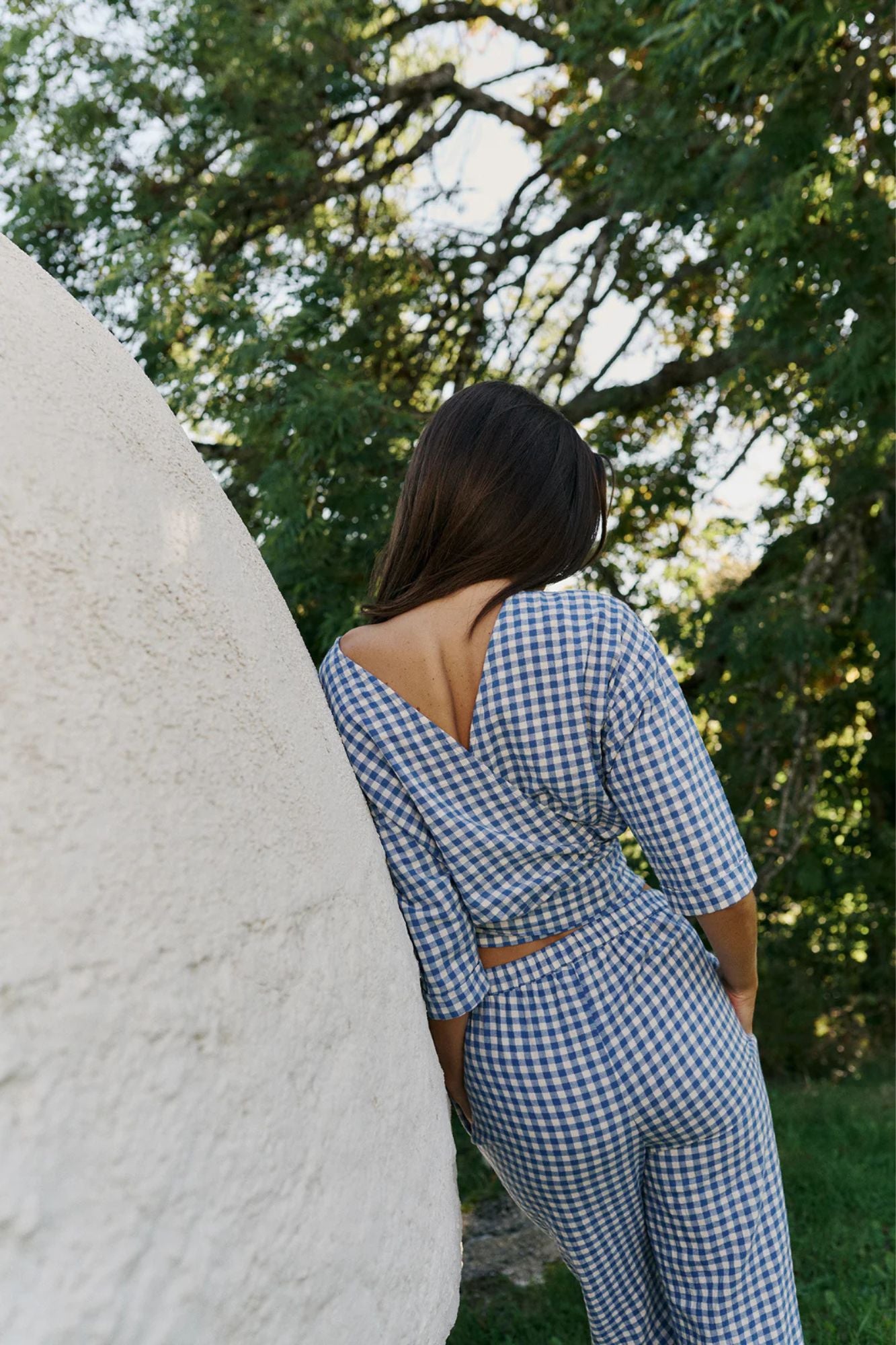 Multiposition Tie Crop Shirt