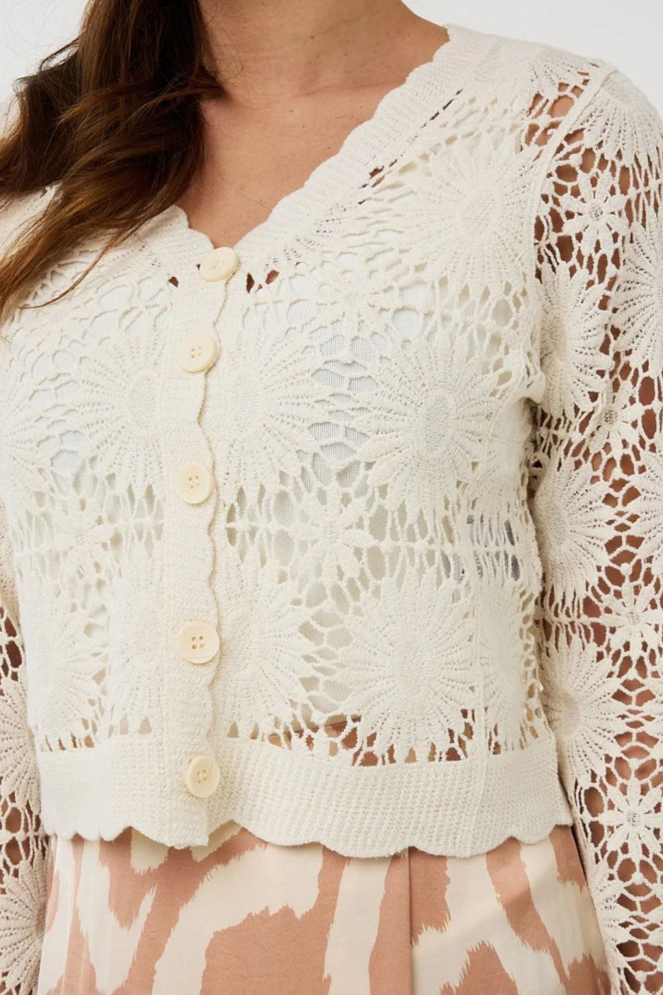 Daisy Crochet Cardigan