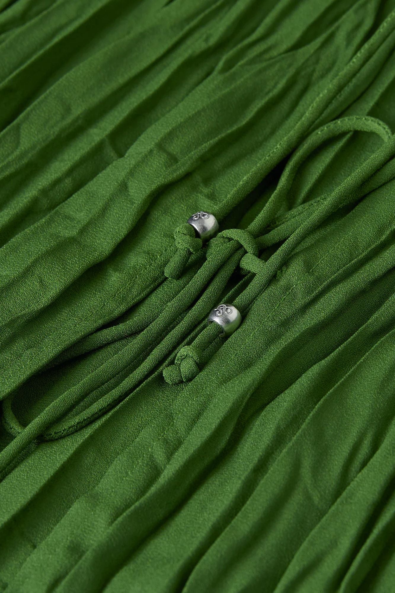 Micro Pleat Top With Ties