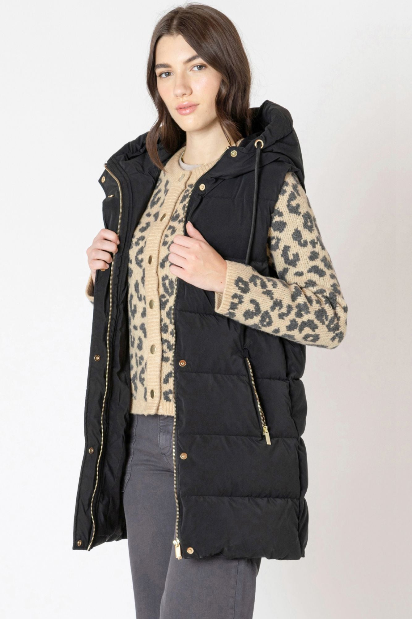 Hooded Puffer Vest