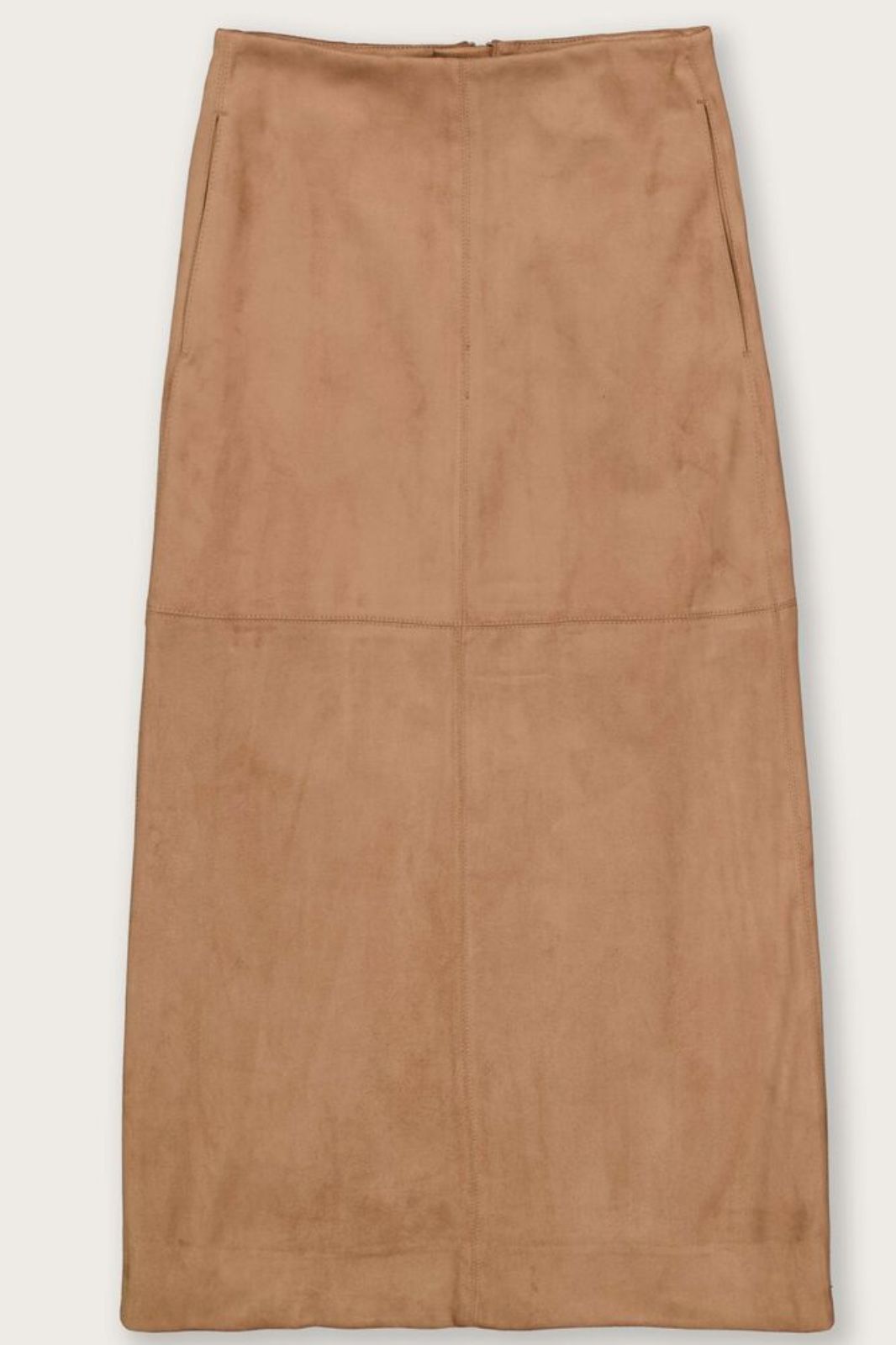 Brown Suede Skirt