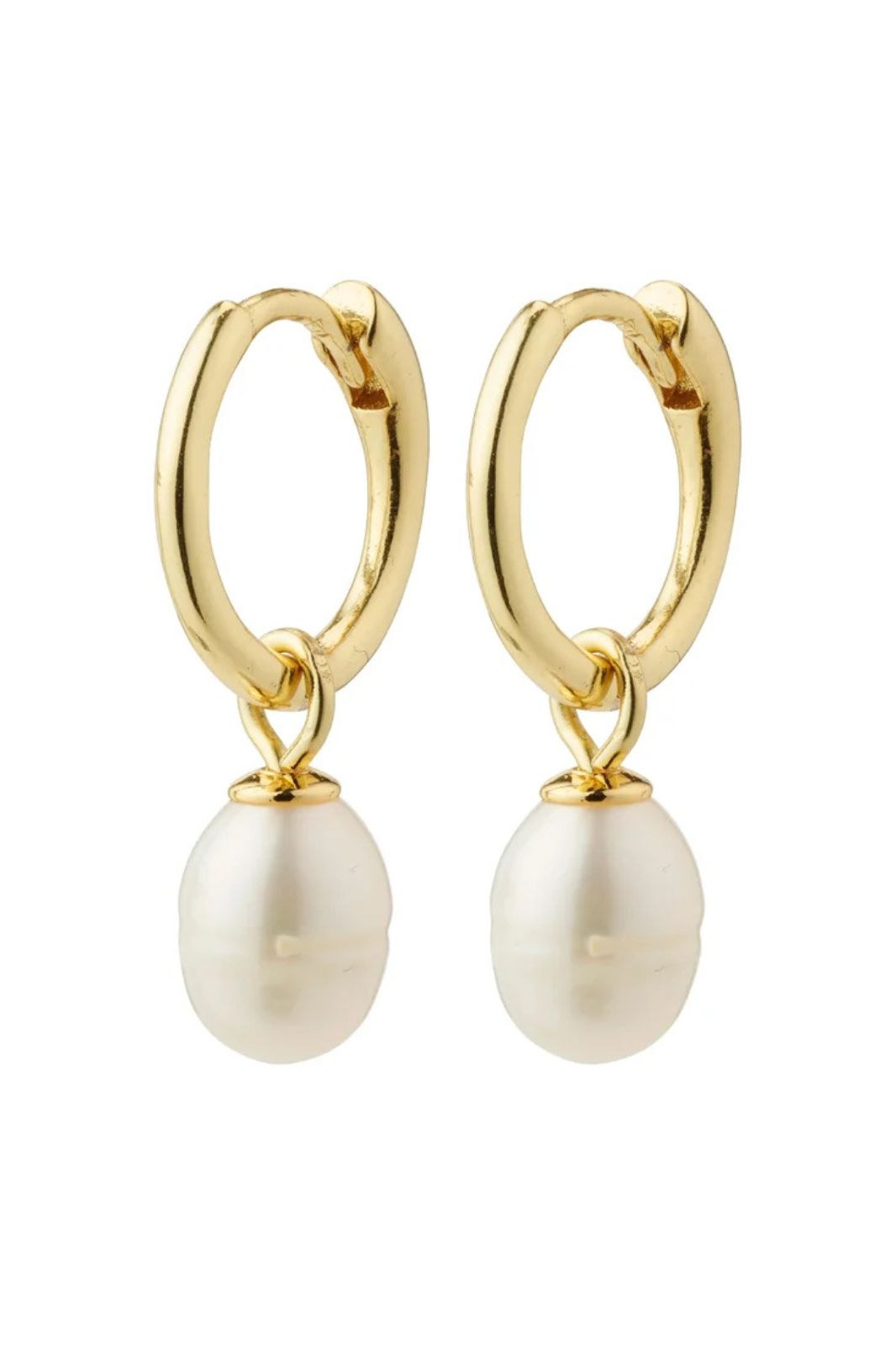 Berthe Pearl Hoop Earrings