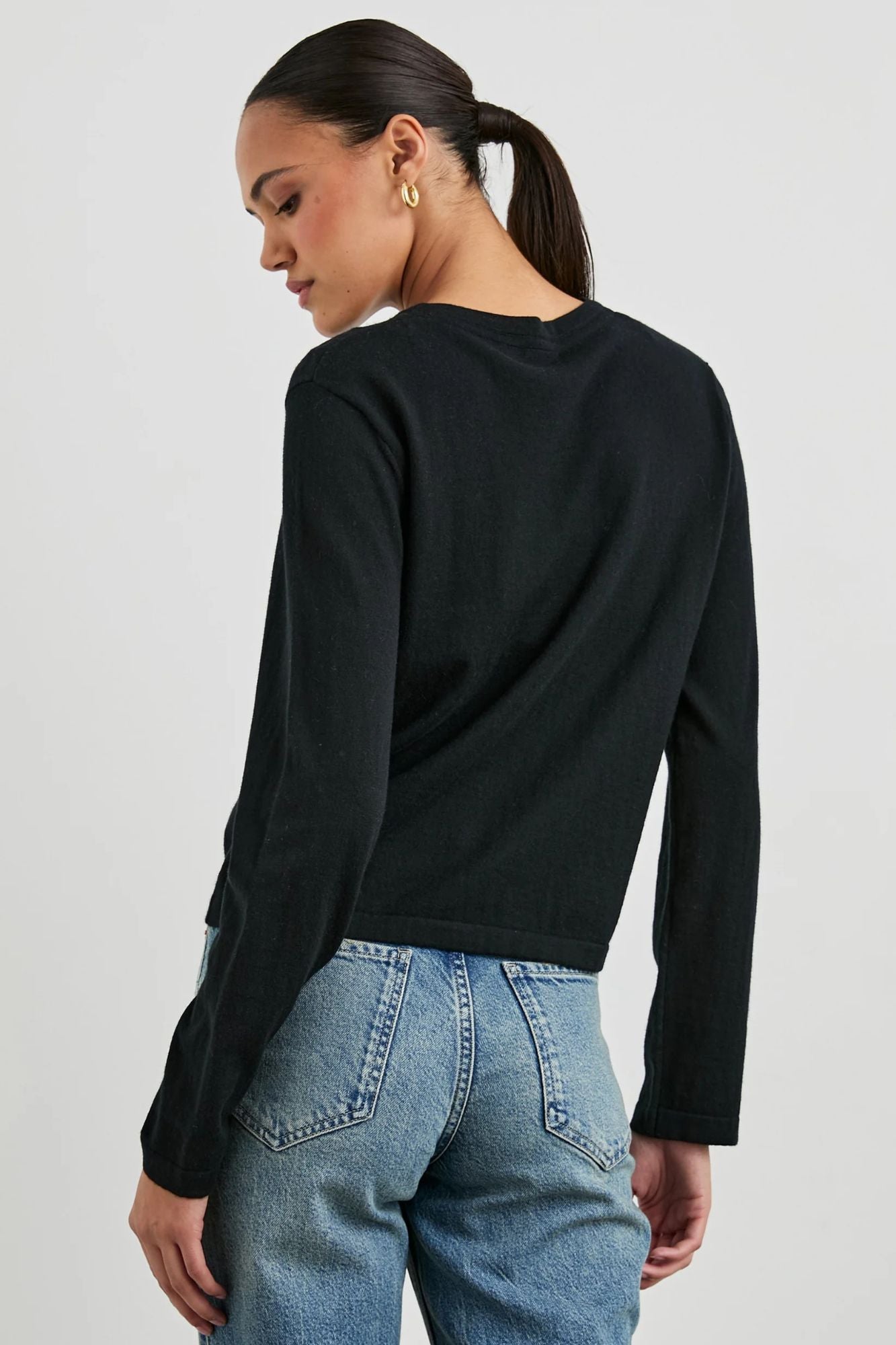 Cotton Cashmere Long Sleeve T-Shirt