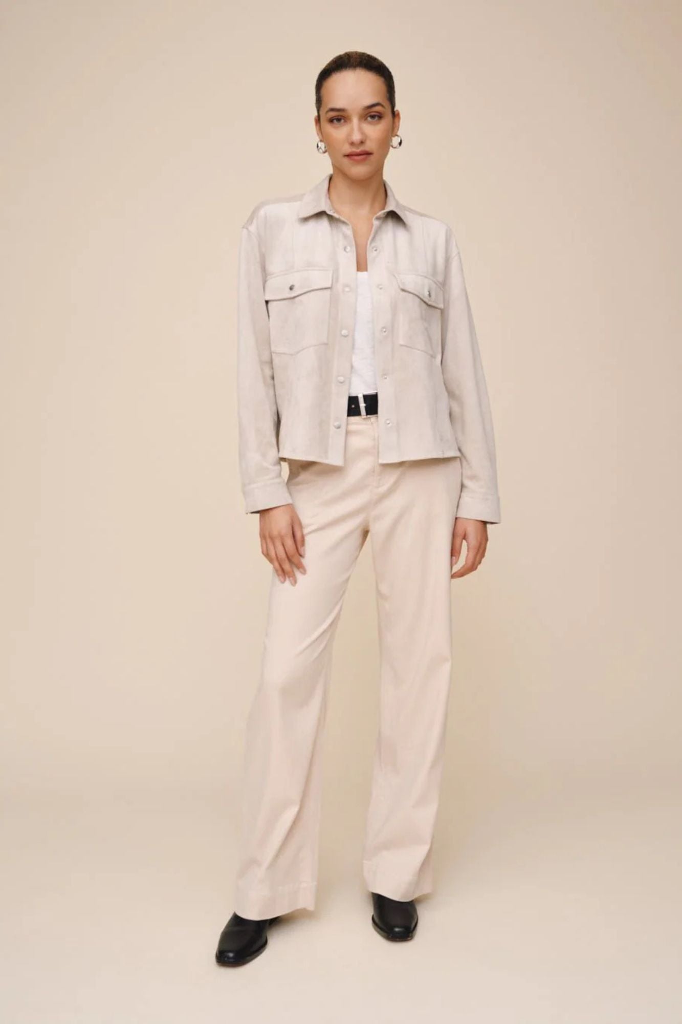 Seamed Pocket Shacket