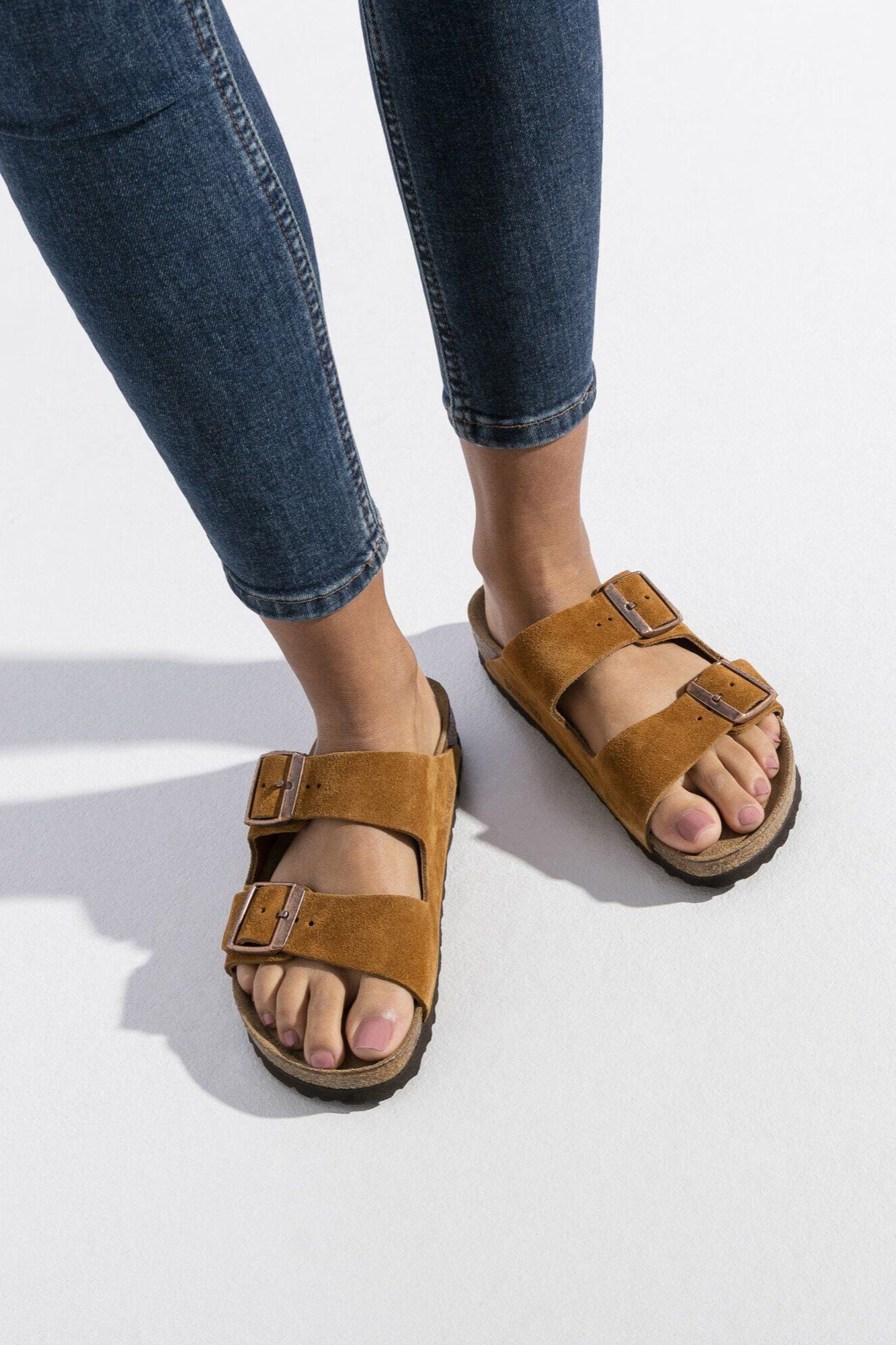 Arizona Soft Footbed Suede Leather | Regular