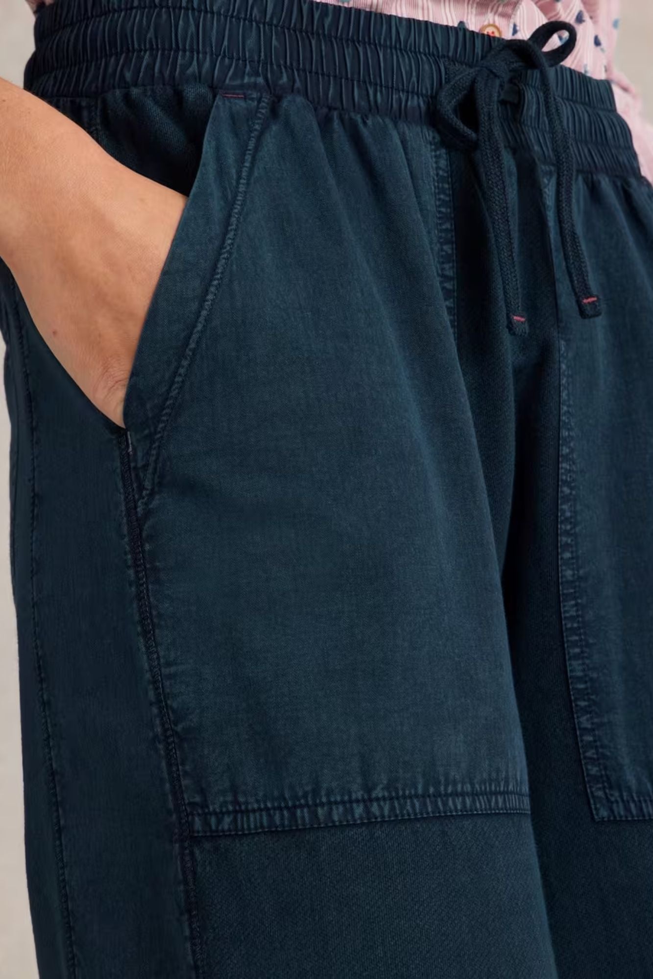 Ava Wide Leg Jersey Jogger