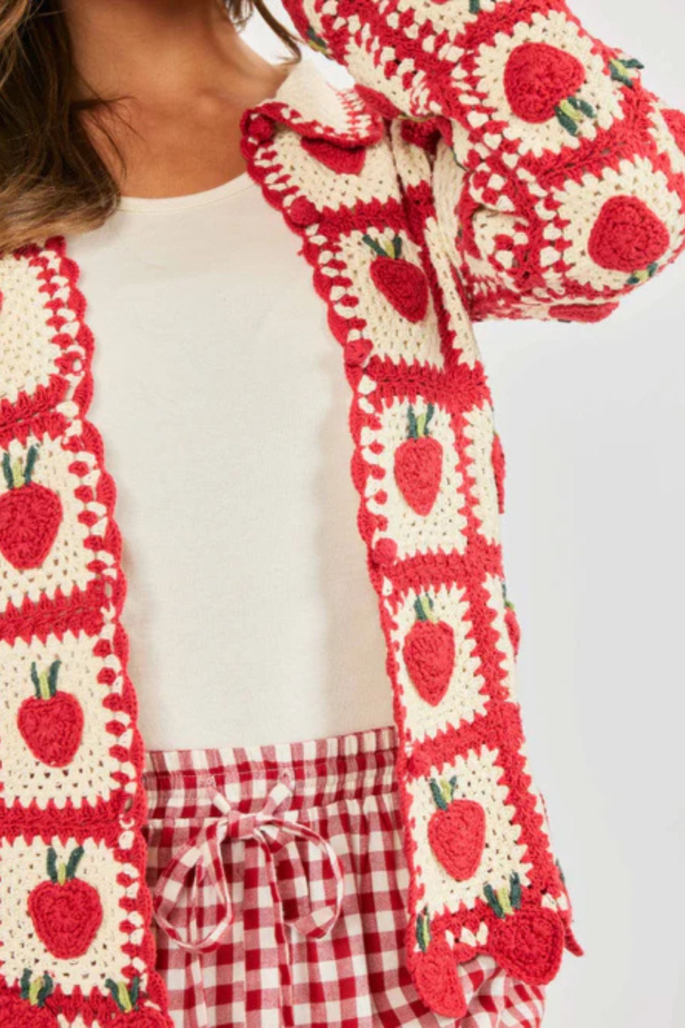 Berrylicious Crochet Cardi