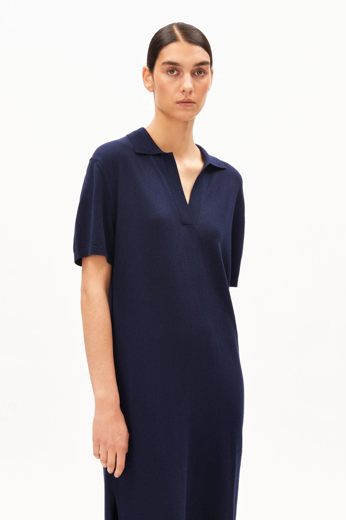 Fine Polo Knit Dress