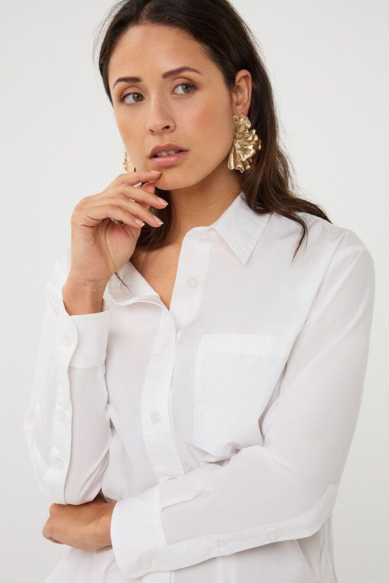 Seavy Poplin Blouse